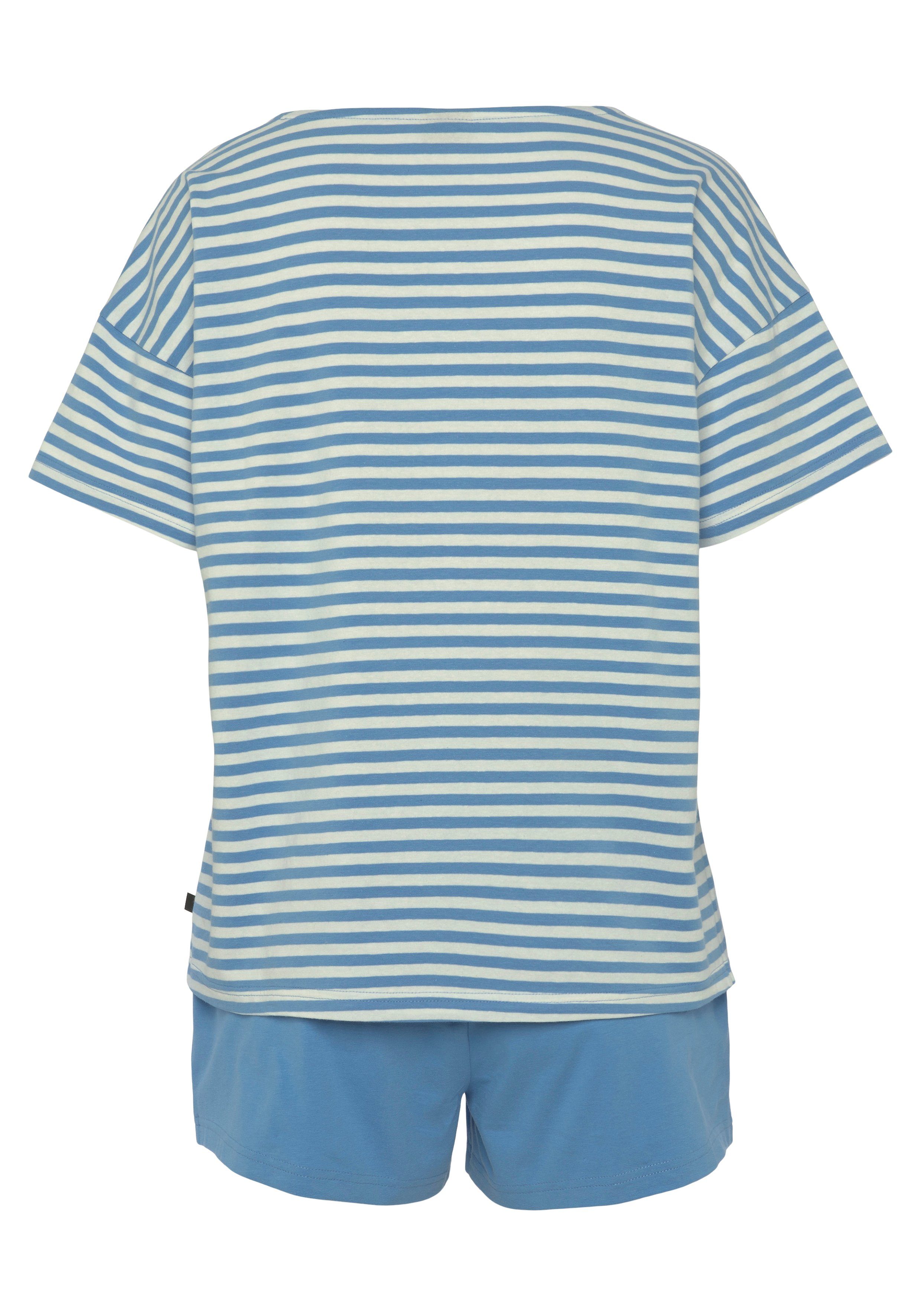 H.I.S Shorty (Set, 2 tlg) mit Logostickerei auf der Brust