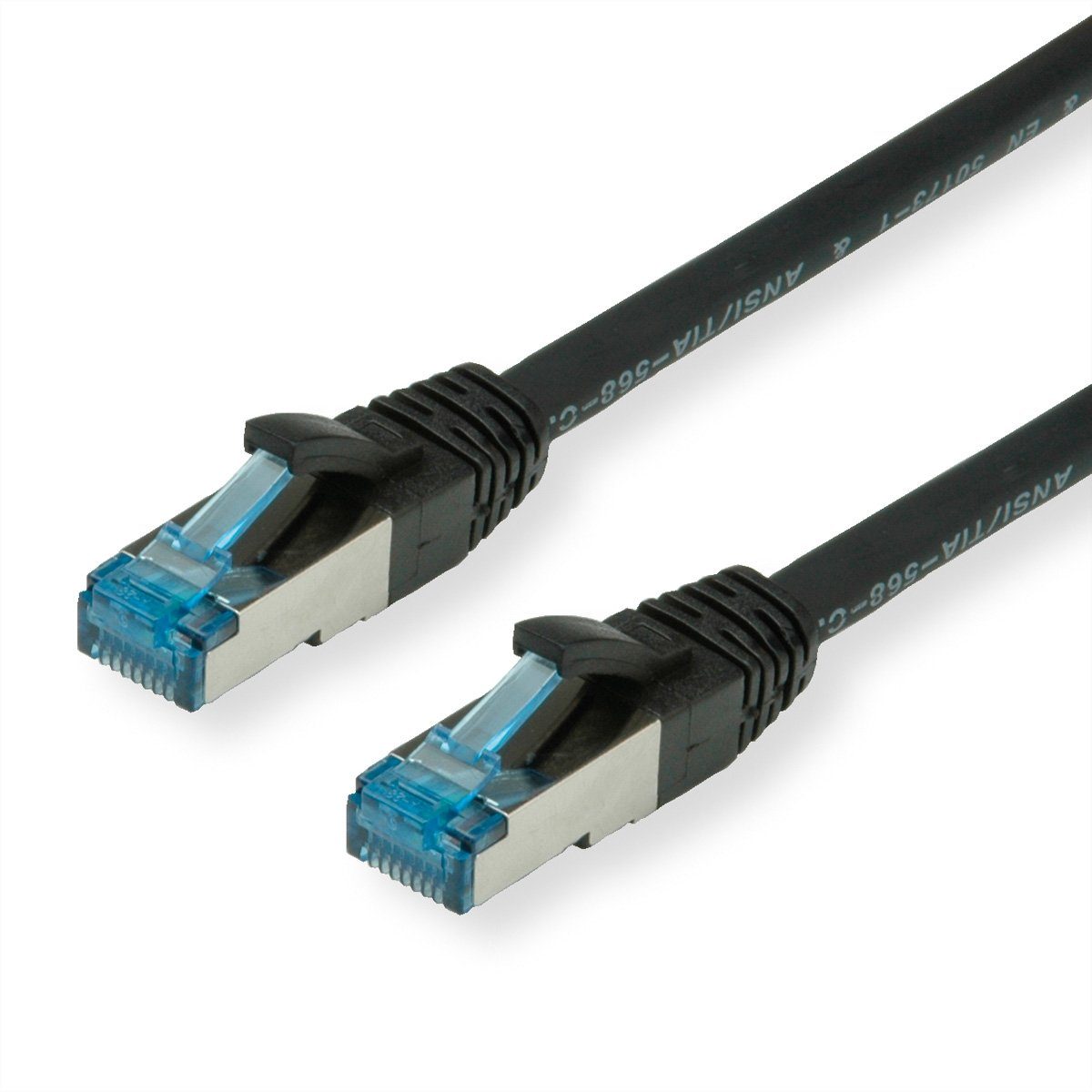 VALUE Patchkabel Cat.6A (Class EA) S/FTP (PiMF), LSOH LAN-Kabel, RJ-45 Männlich (Stecker), RJ-45 Männlich (Stecker) (500.0 cm)