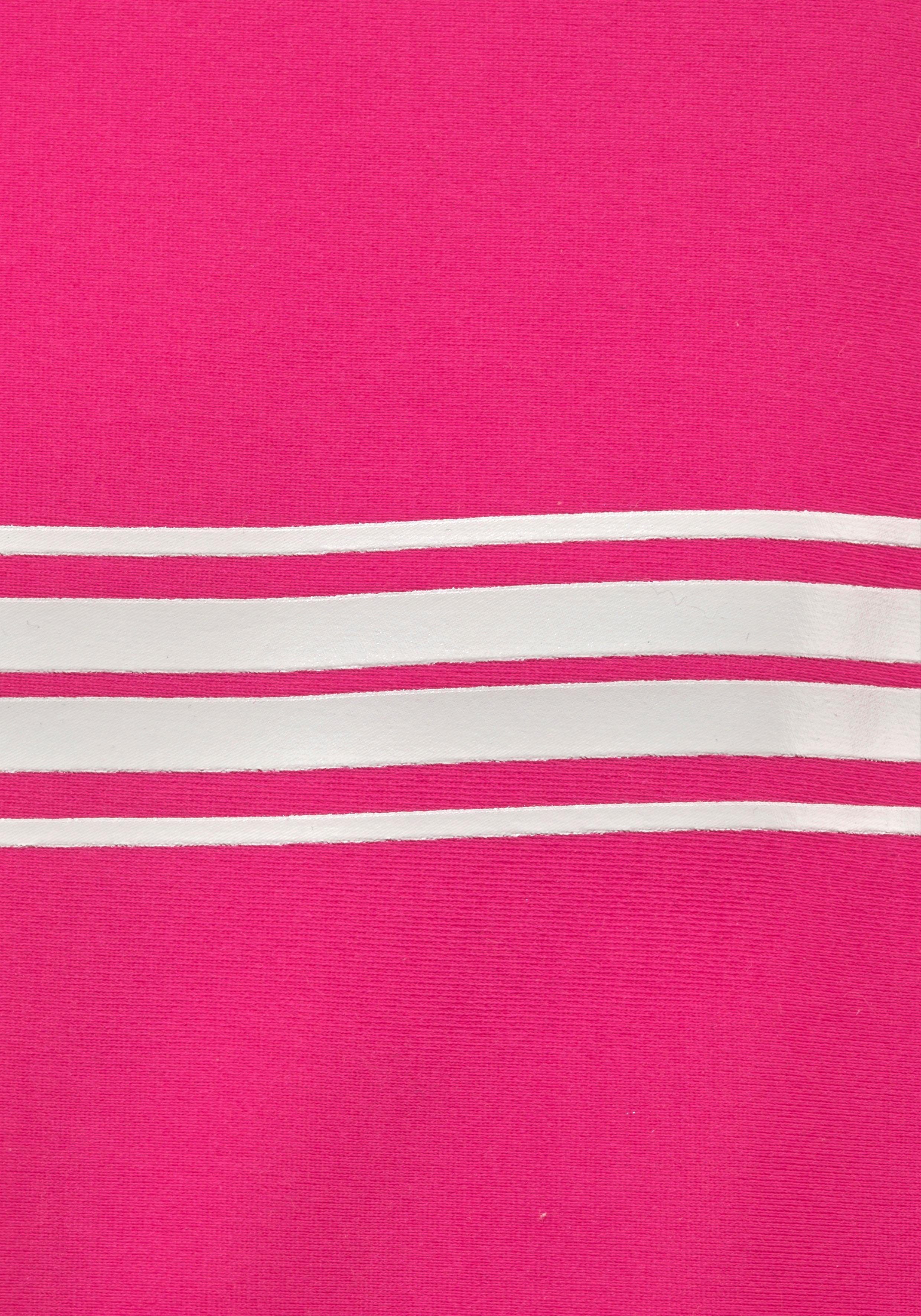 Sporty KangaROOS Badeanzug mit pink Frontdruck sportlichem