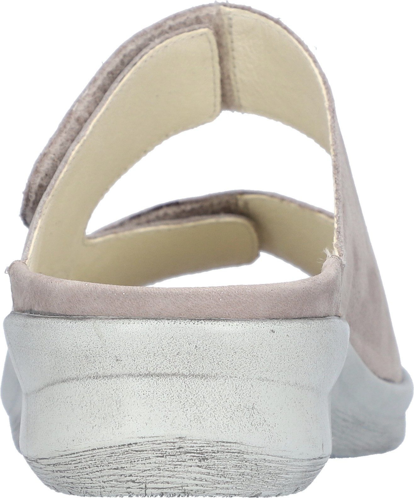Waldläufer Merle Pantolette Hausschuh, Bequemschuh, Keilpantolette mit Klet günstig online kaufen