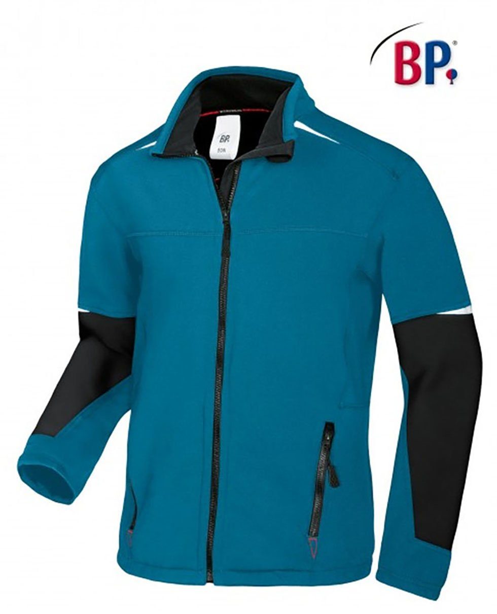 Langarm Arbeitsjacke Herrenjacke Fleecejacke Workwear Herren BP® Arbeitsjacke Sweatshirt Jacke aqua bp Fleece