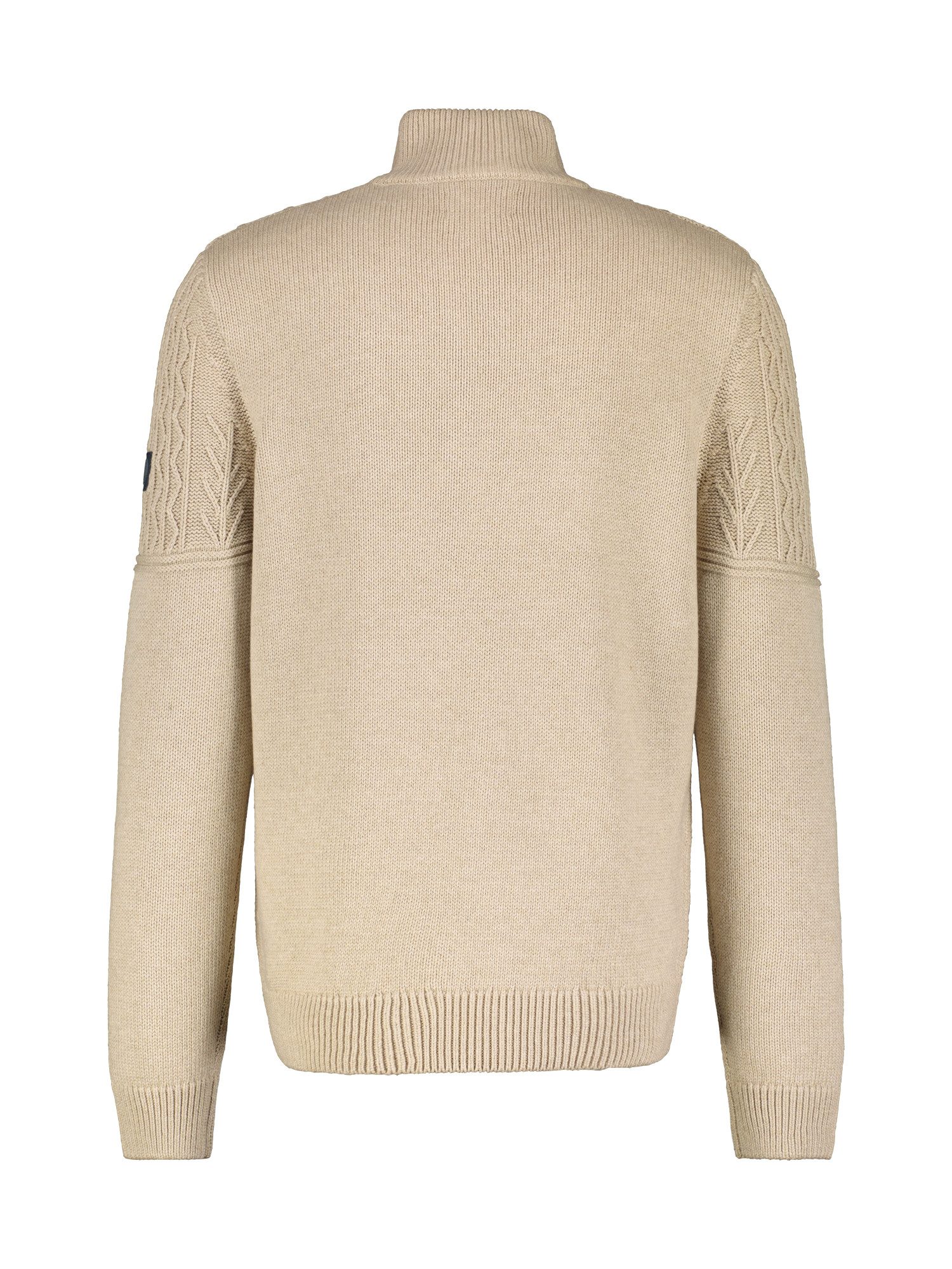 LERROS Strickpullover Stricktroyer, tonal gemustert