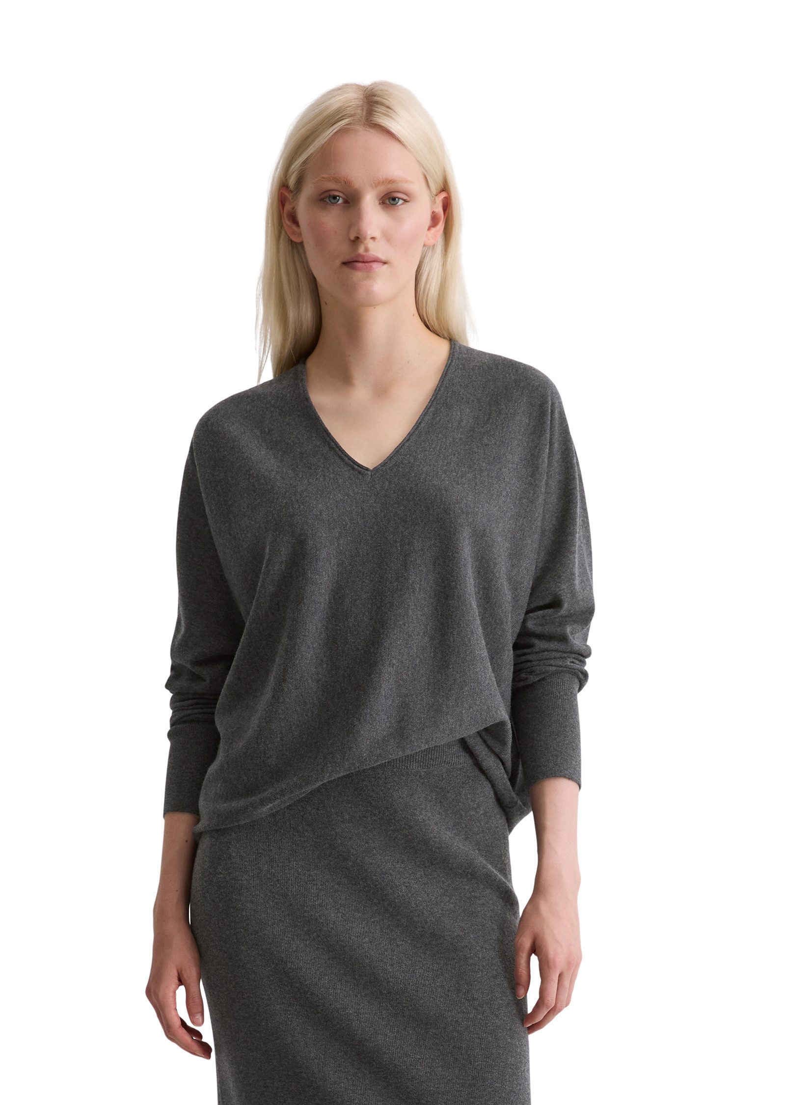 Marc O'Polo Strickpullover aus weichem Schurwolle-Viskose-Mix günstig online kaufen