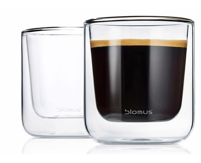 BLOMUS Thermoglas NERO Glas Doppelwandig Inhalt 200 ml 2-teilig