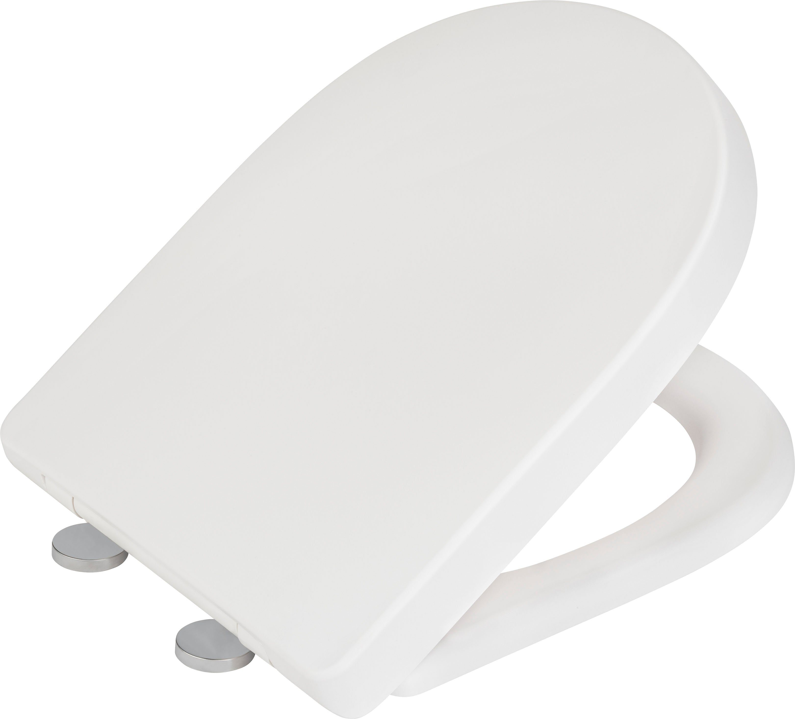WENKO WC-Sitz Exclusive Nr. 4, weiß Matt, aus antibakteriellem Duroplast günstig online kaufen