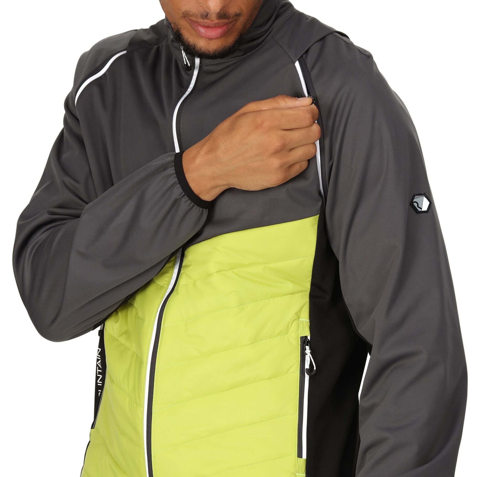 Funktionsjacke Regatta wind- SlGry/GrnAlg Steren und Herren, für wasserabweisend