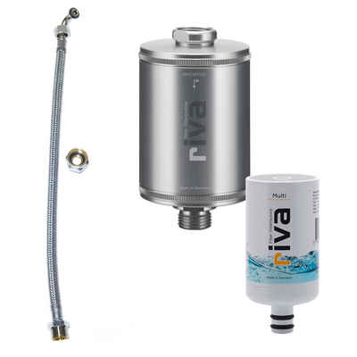 riva Wasserfiltertechnik Wasserfilter Multi inkl. Schlauchanschluss-Set, Zubehör für Wasserhahn