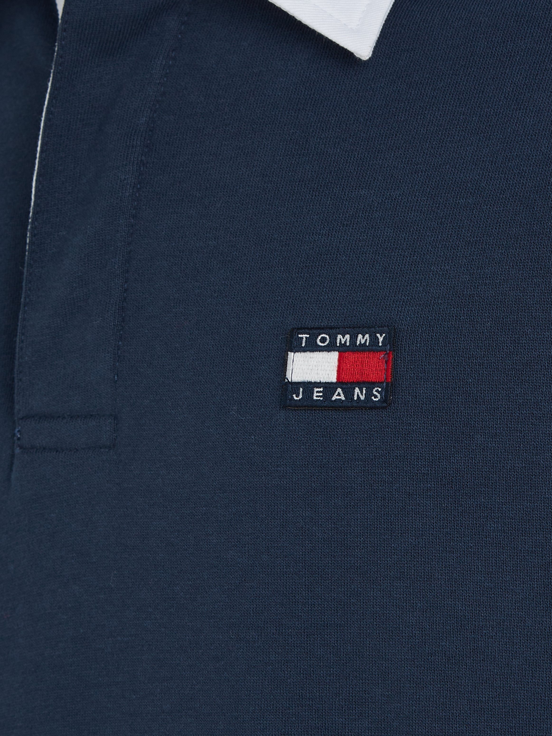 Navy RUGBY Tommy TJM Jeans Langarm-Poloshirt BADGE Twilight