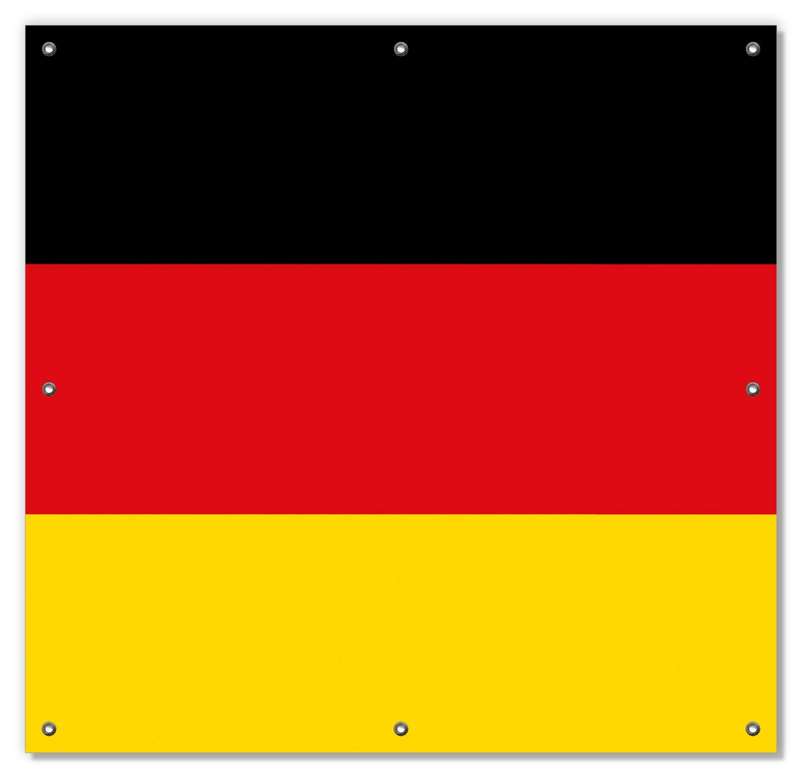 Sonnenschutz Deutsche Flagge, Wallario, blickdicht, mit Saugnäpfen, wiederablösbar und wiederverwendbar