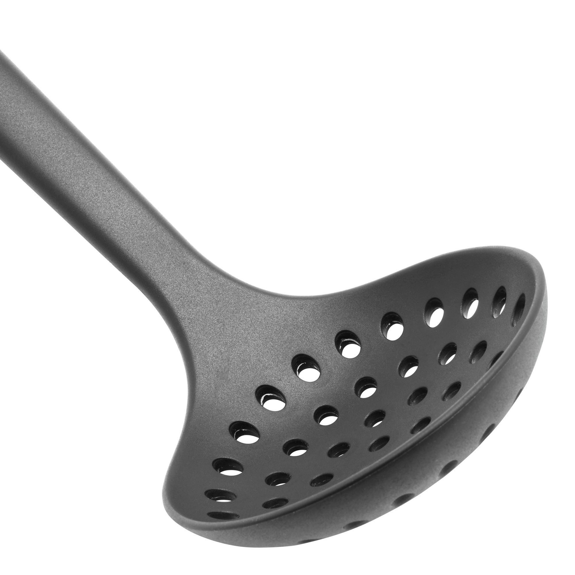 HENCKELS by ZWILLING Schaumlöffel Silicone Onyx, Hitzebeständig, Aufhänge-Öse, Spülmaschinengeeignet – Bild 3 von 4