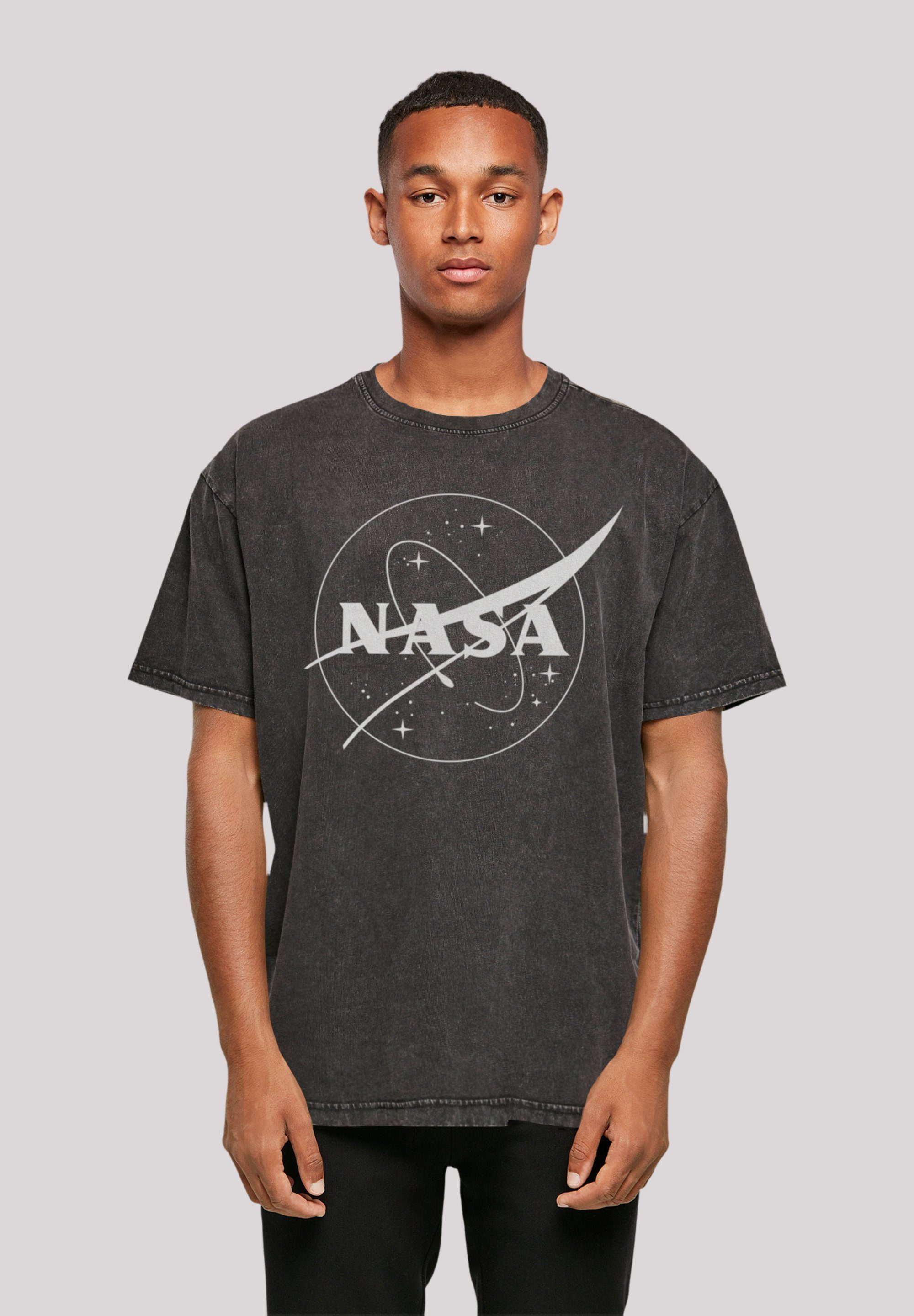 F4NT4STIC T-Shirt NASA Classic Insignia Logo Print schwarz