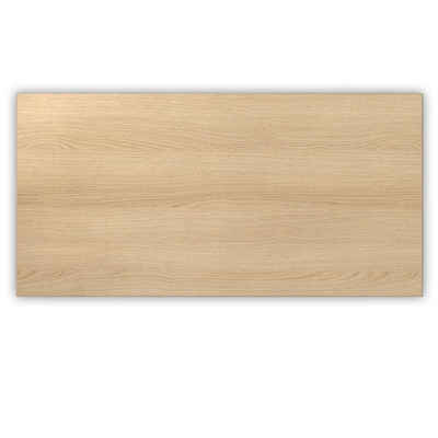 bümö Tischplatte DIY Schreibtischplatte, Rechteck: 160 x 80 cm- Dekor: Eiche