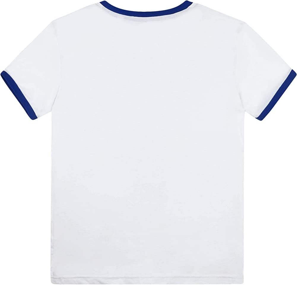 The Simpsons Print-Shirt THE SIMPSONS T-Shirt Kinder und Jugendliche Ringer Jungen und Mädchen Gr. 128 140 152 164 für 8 10 12 14 Jahre