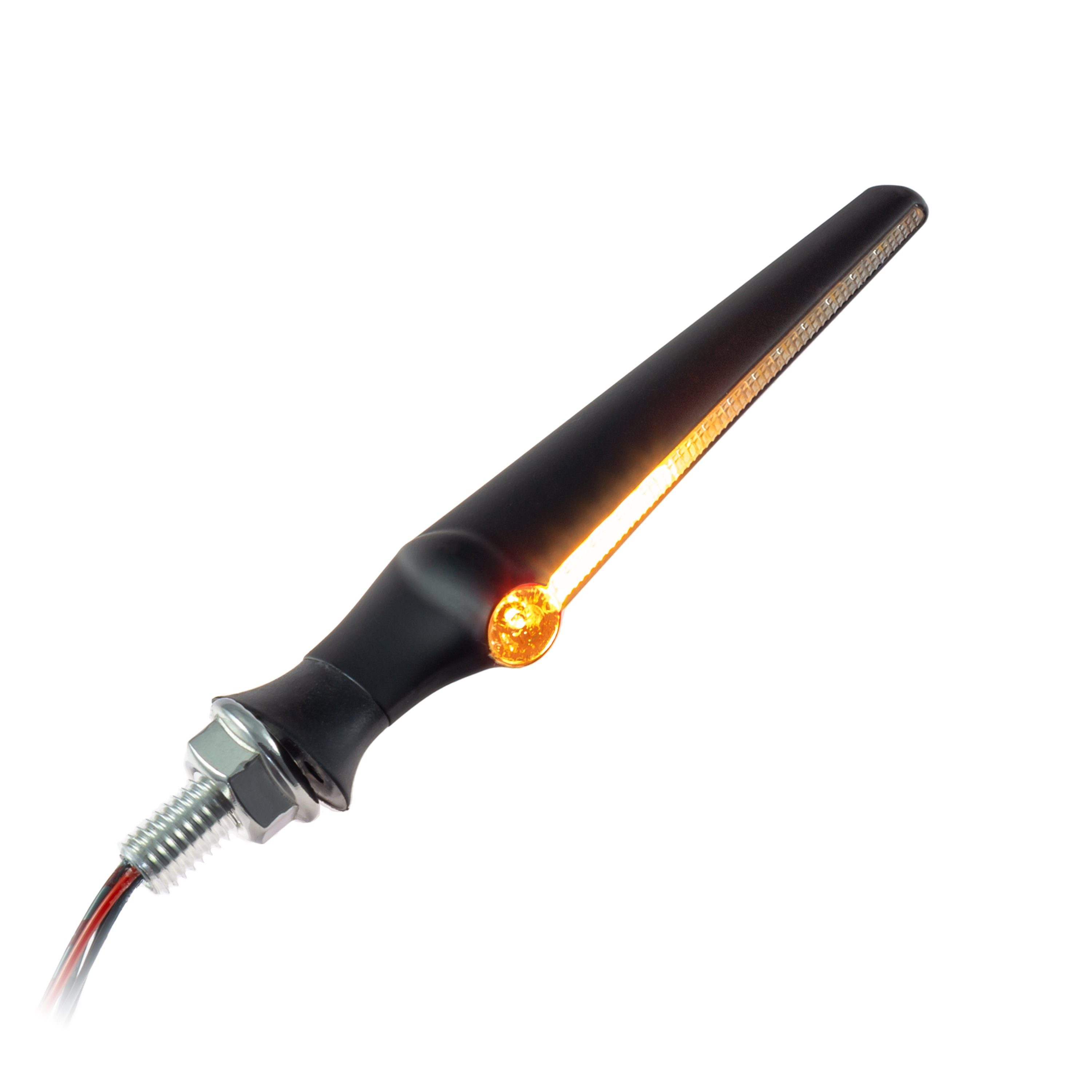 ZIEGER Blinker Kellermann Jetstream LED Lauflichtblinker schwarz vorne oder hinten be