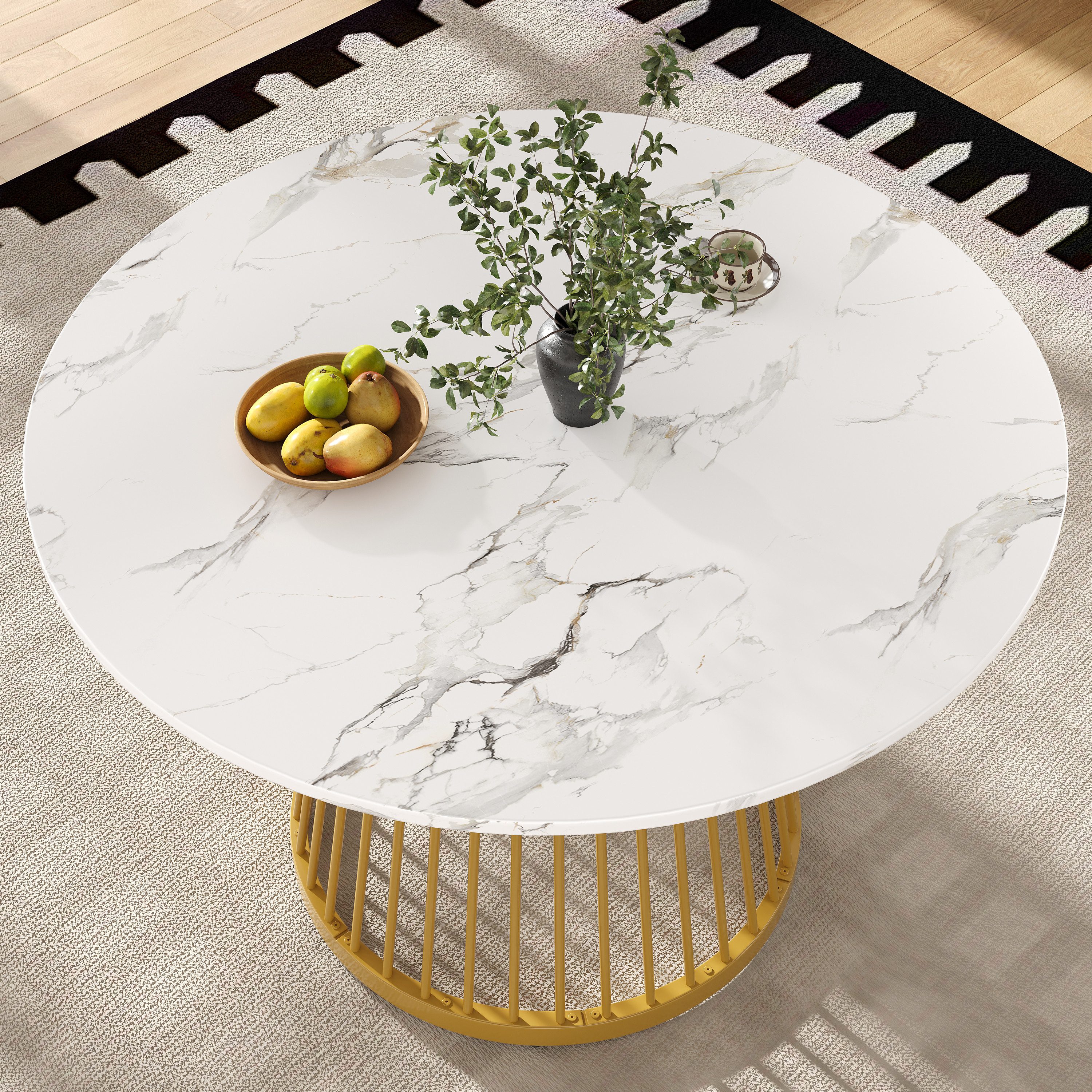 OKWISH Essgruppe Esstisch,Esszimmerstühle,Esstisch-Set, (1-tlg)