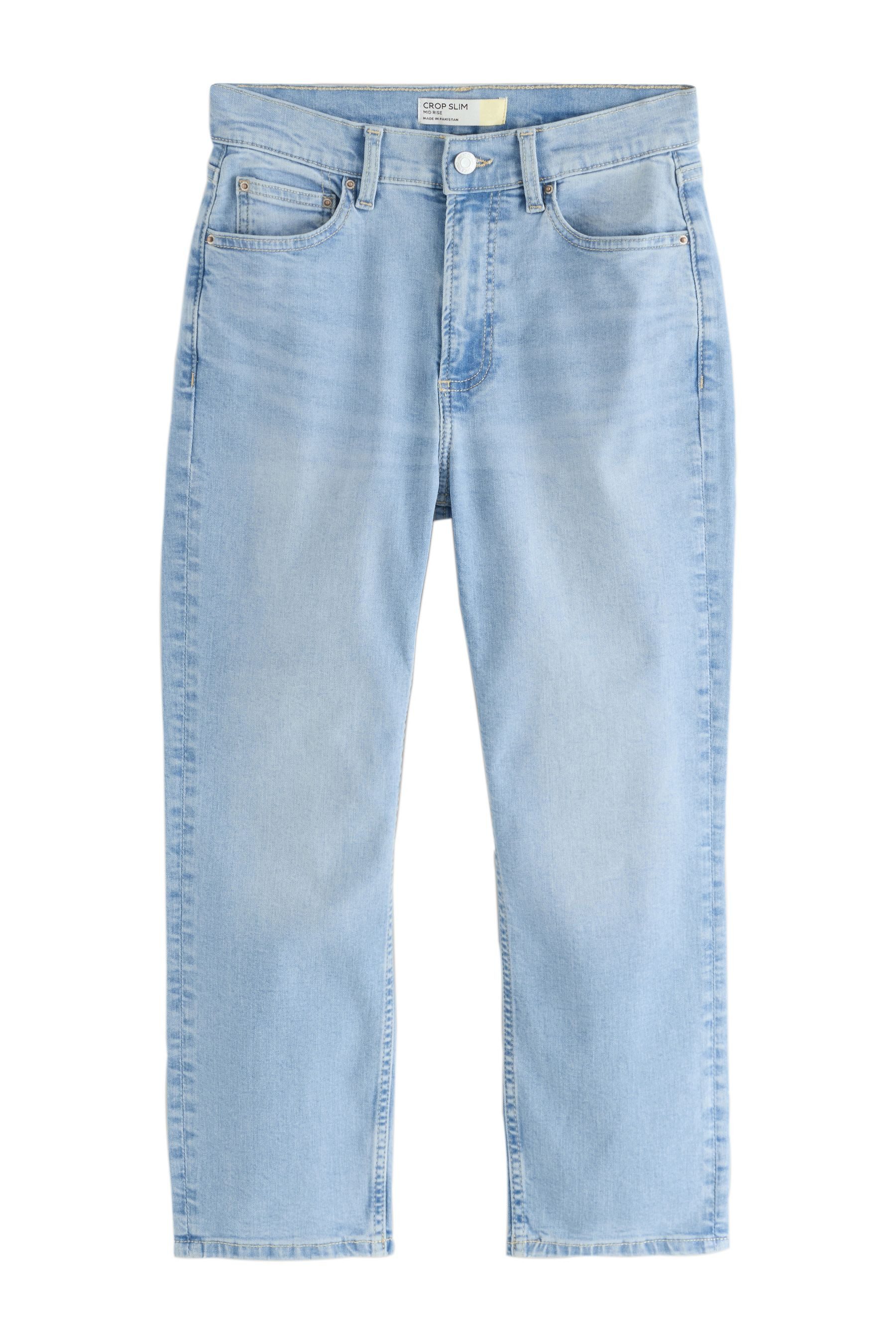 Next Slim-fit-Jeans Verkürzte Slim Fit Jeans, Kurzgröße (1-tlg)
