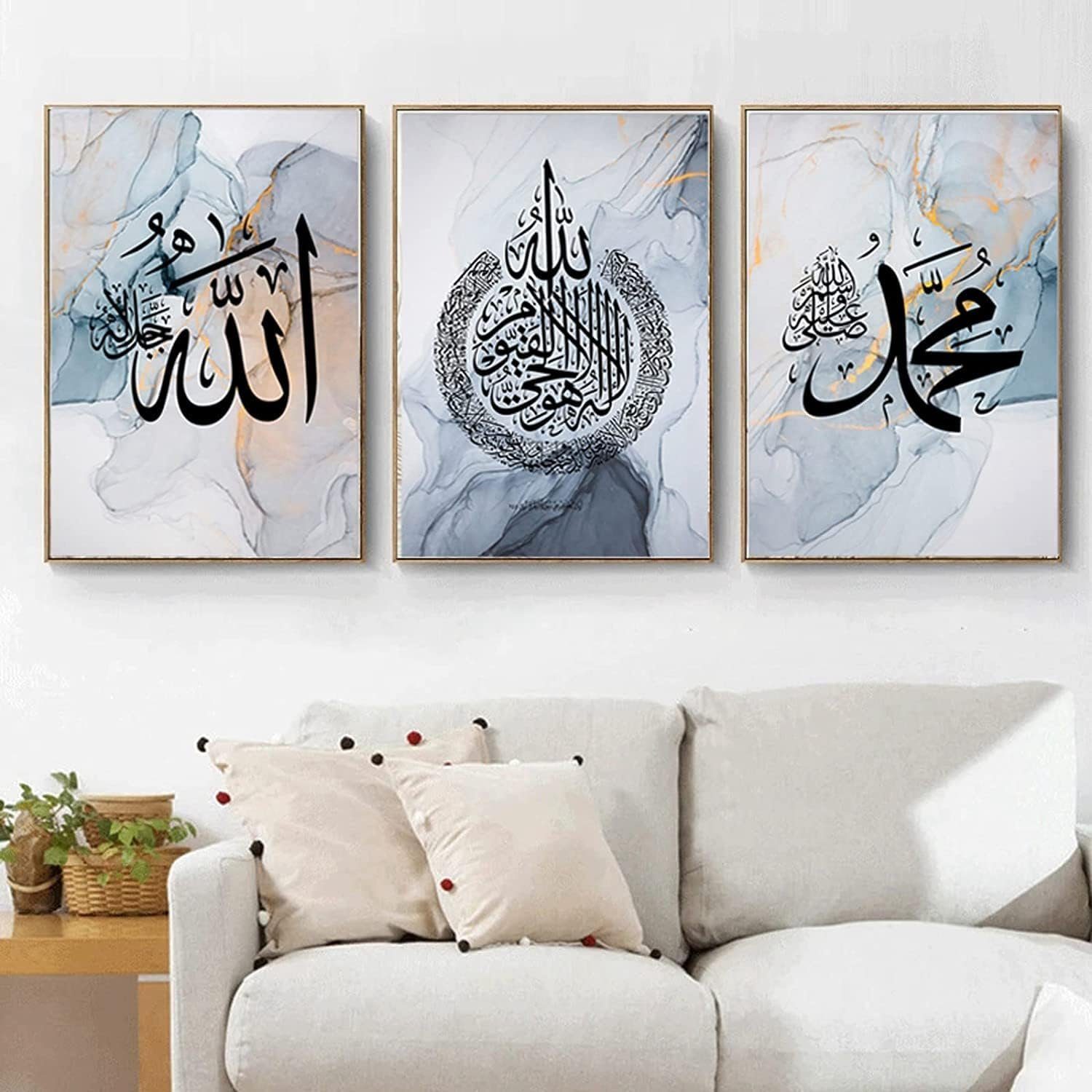 AUKUU Wandbild Leinwanddrucke Wohnzimmer Modernes Wandbild günstig online kaufen
