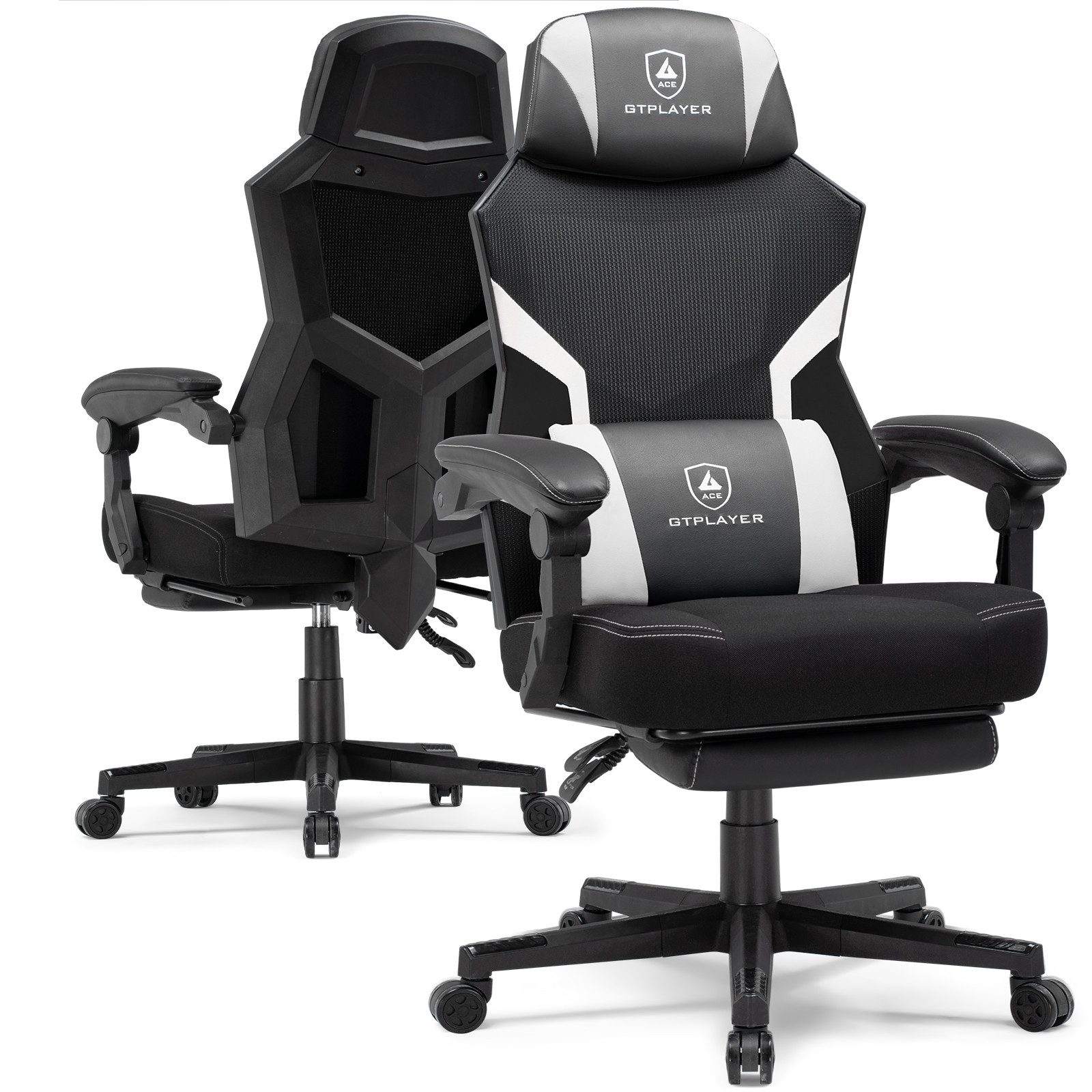 GTPLAYER Gaming-Stuhl ergonomischer Bürostuhl mit Fußstütze, günstig online kaufen