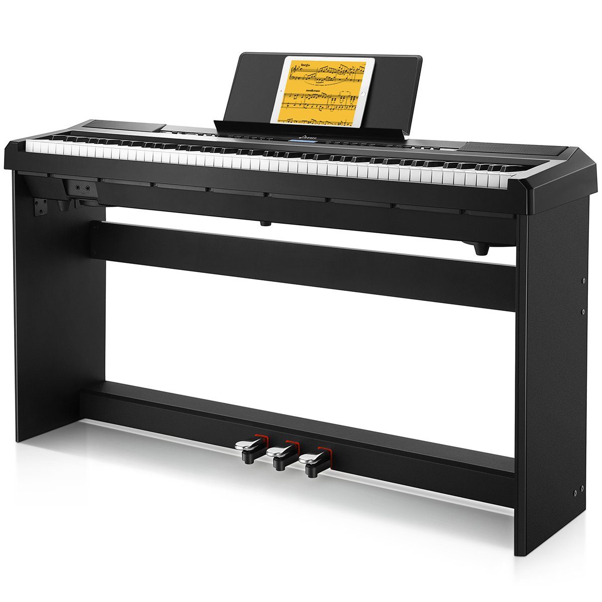 Digitalpiano E-pinao 88 Tasten halbgewichtetes Tastatur Keyboard Klavier DEP-10