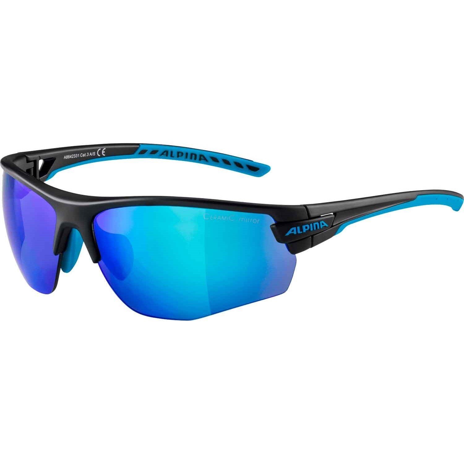 TRI-Scray Herren Sonnenbrille Sports Alpina Sportbrille Blau HR 2.0