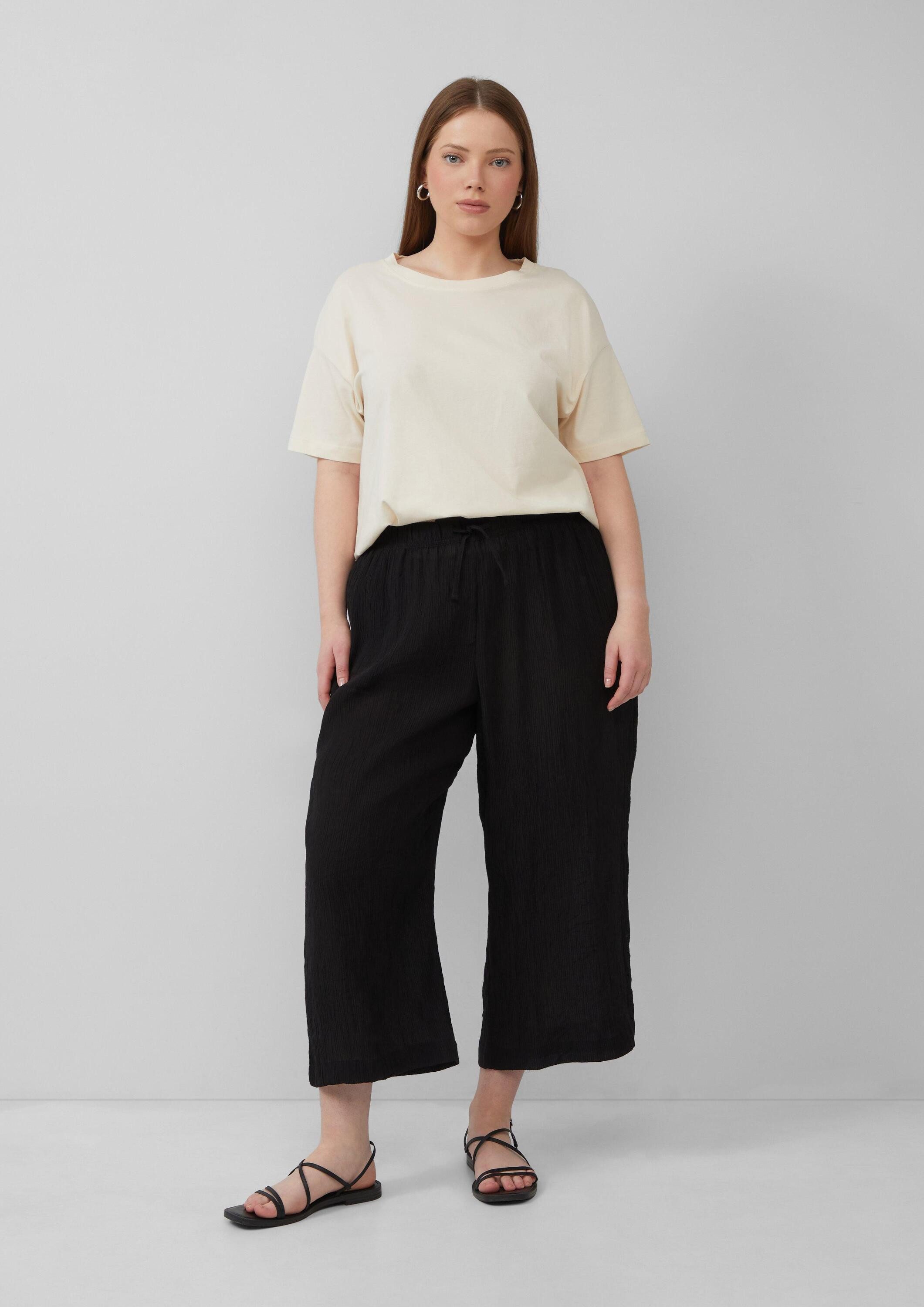 QS Culotte Hose Culotte aus Viskosemix günstig online kaufen