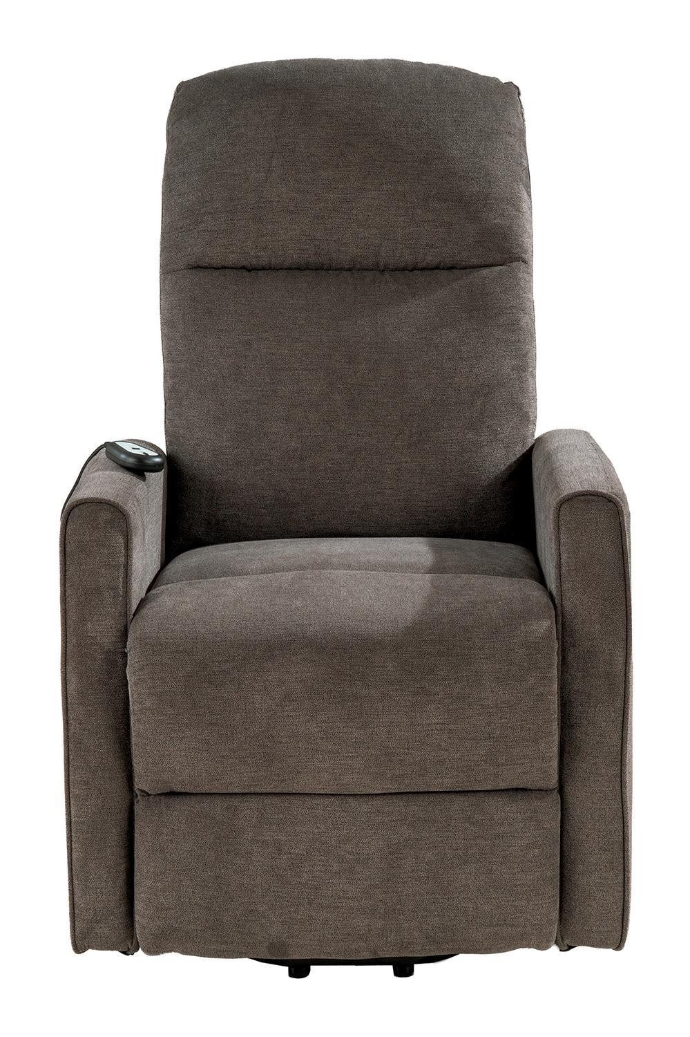 Femo Trade Relaxsessel FM-5202L, Taupe, Mikrofaser, Aufstehhilfe, Relaxfunktion, mit Motor, B 69 x H 106 x T 86 cm