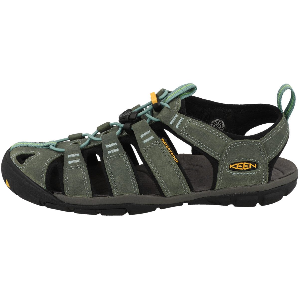 Keen Clearwater CNX Leather Damen Sandale Sandaletten, Sommerschuhe, Badeschuhe, Riemchen, Schlappen