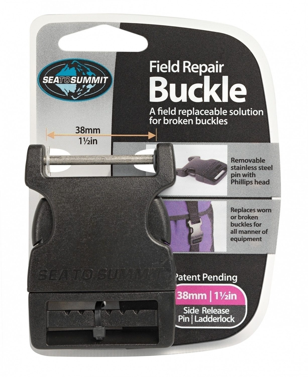 sea to summit Rucksack Field Repair Buckle - 38mm Side Release Pin - günstig online kaufen