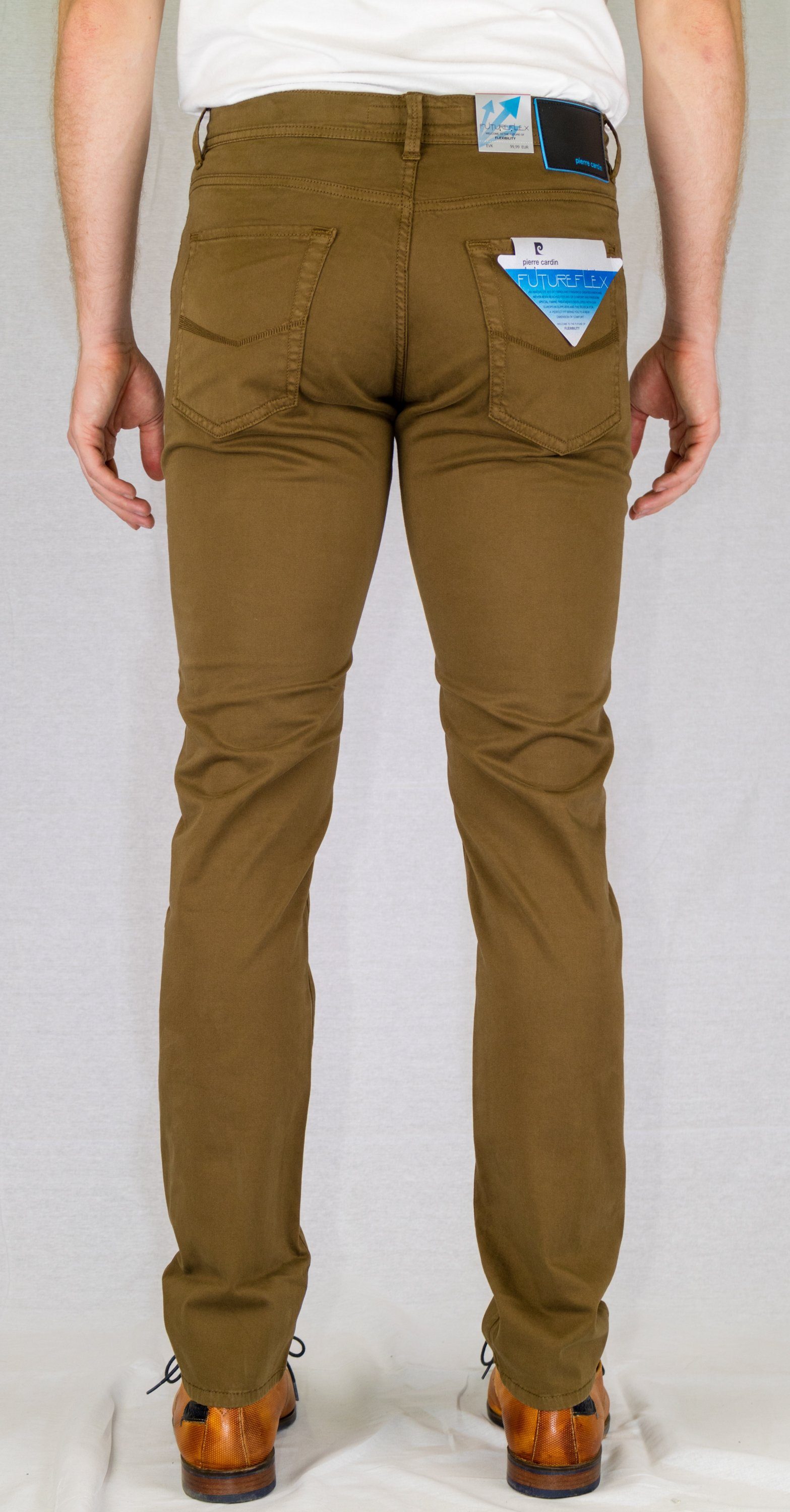 Pierre Cardin 5-Pocket-Jeans PIERRE 3451 LYON 2000.70 brown FUTUREFLEX CARDIN beige