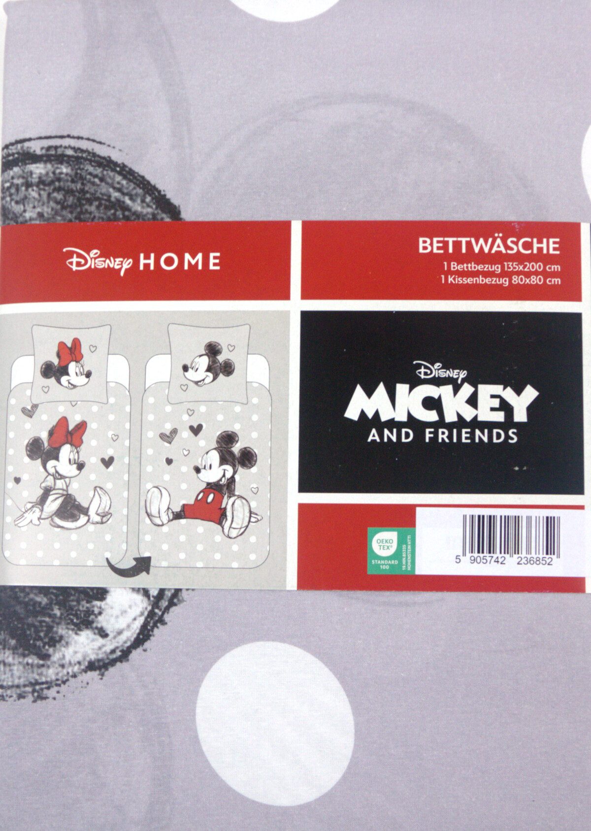 Disney Bettwäsche Mickey and Friends 135 x 200 cm günstig online kaufen