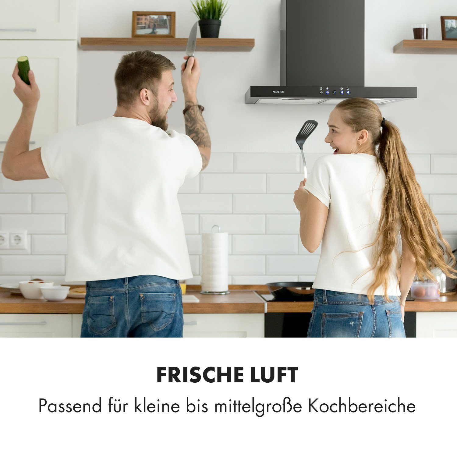 Klarstein Deckenhaube Limelight Serie TK15-Limelight-60-BL Limelight