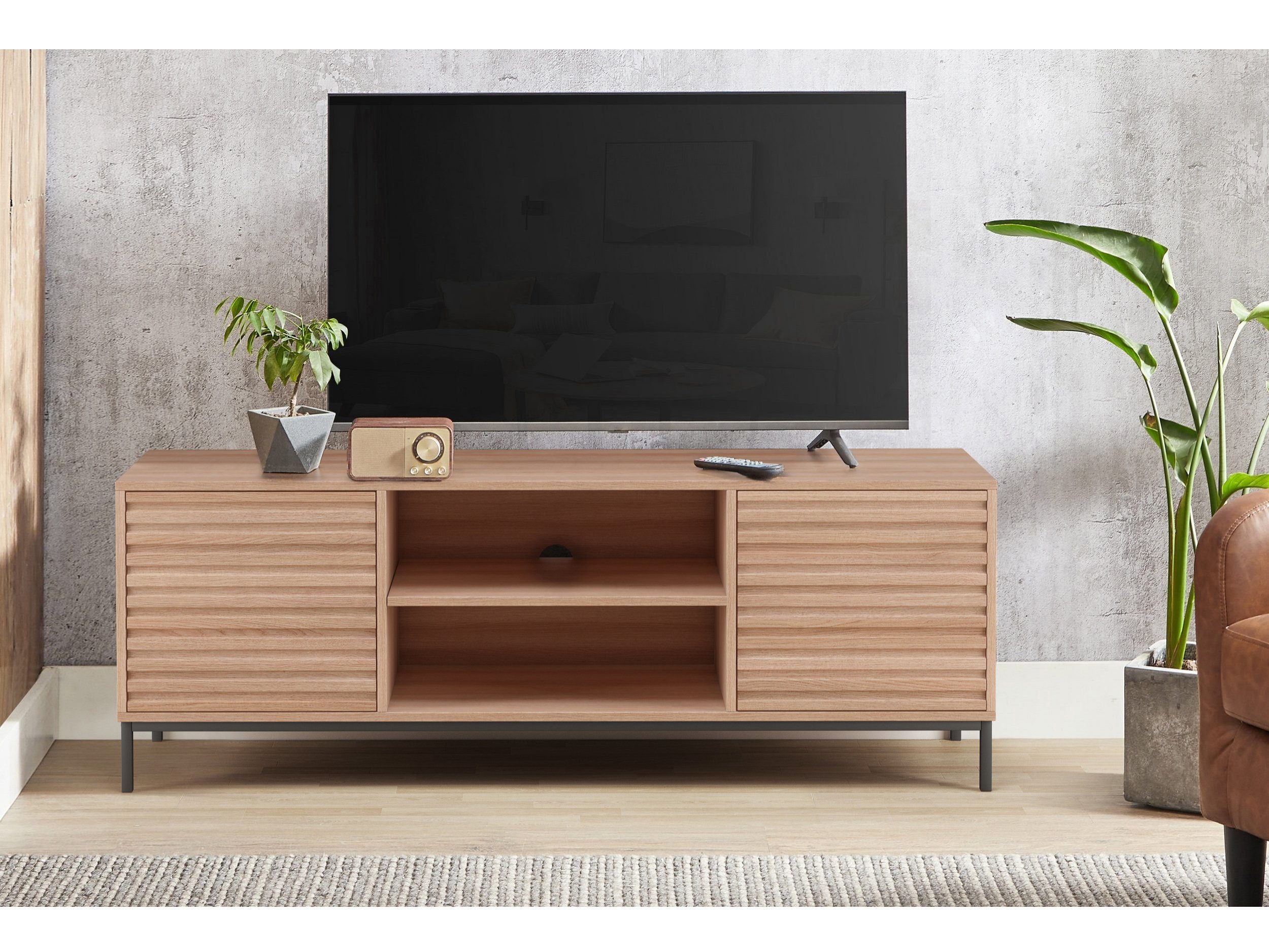 loft24 TV-Bank Cecilie, Lowboard mit 2 günstig online kaufen