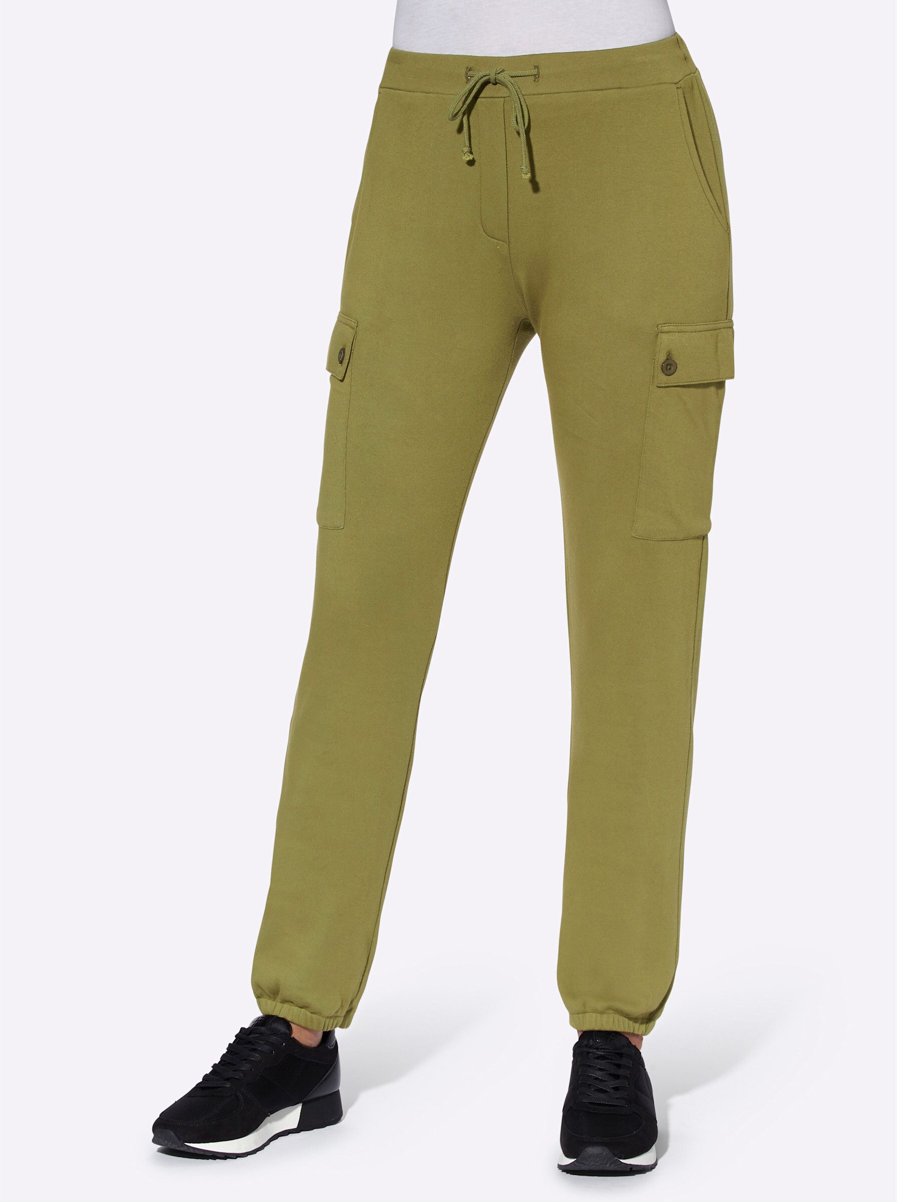 Sieh an! Jerseyhose Sweathose Innenbeinlänge ca. günstig online kaufen