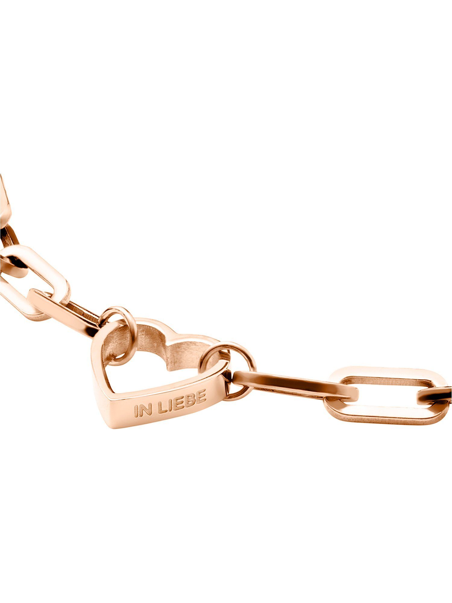 Liebeskind Berlin Edelstahlarmband Liebeskind Damen-Armband Edelstahl Herz, günstig online kaufen