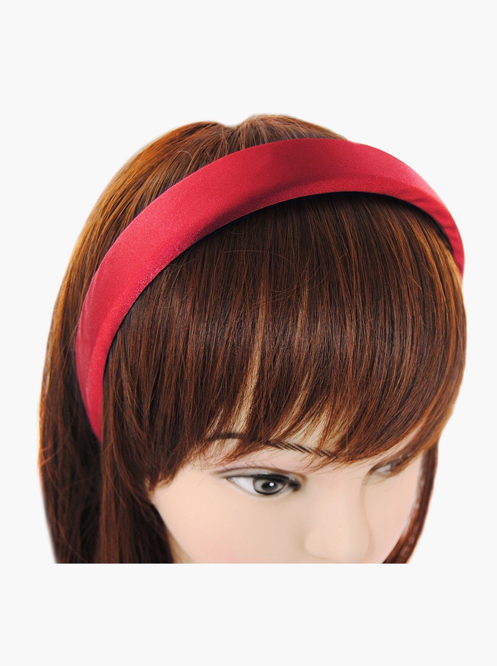 axy Haarreif Haarreif mit Stoff gepolstertes Candy Colours, Vintage Damen Haareifen Haarband Satin Bezogen