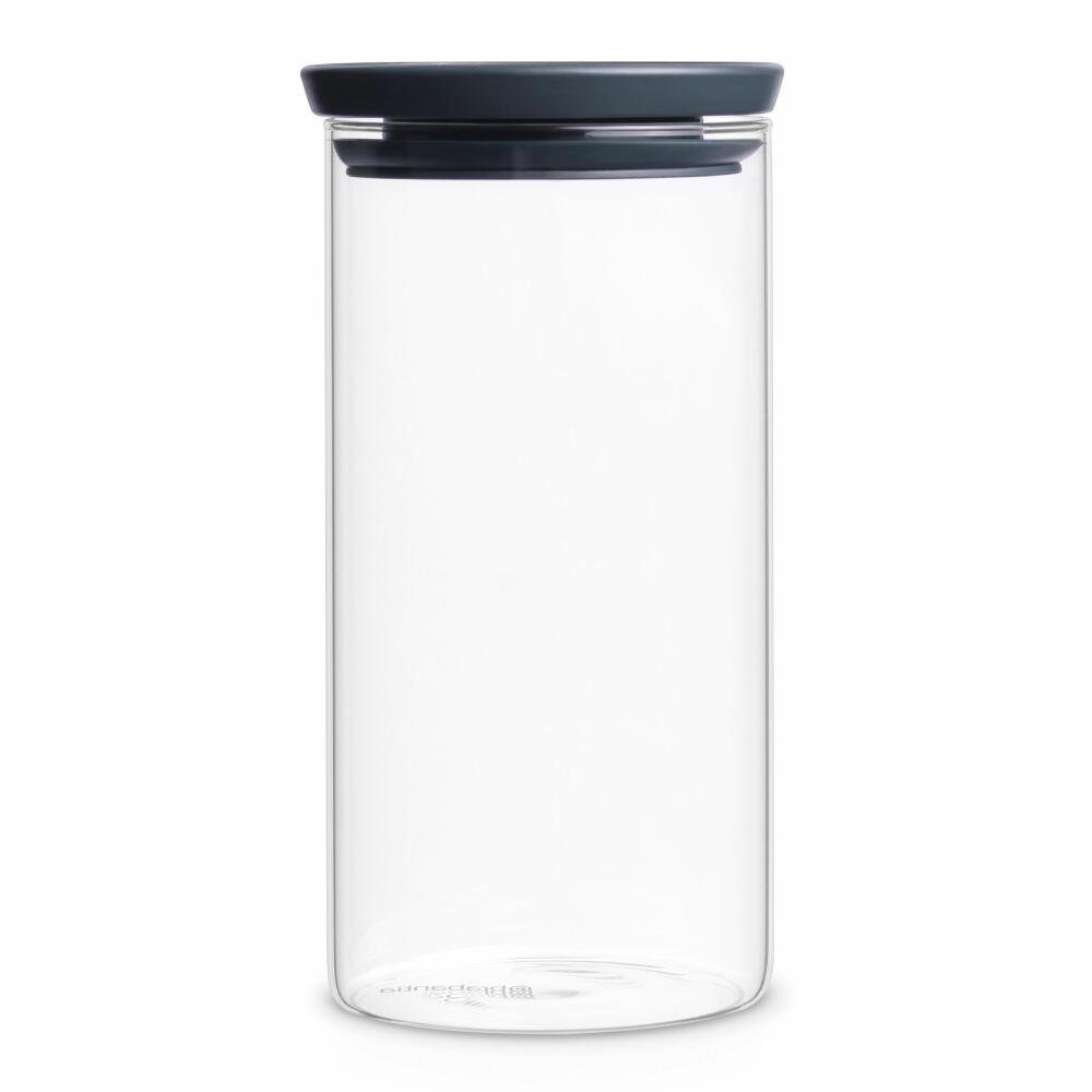Brabantia Сховищаssystem Stapelbarer Glasbehälter Dunkelgrau 1.1 L, Glas, (1-tlg)