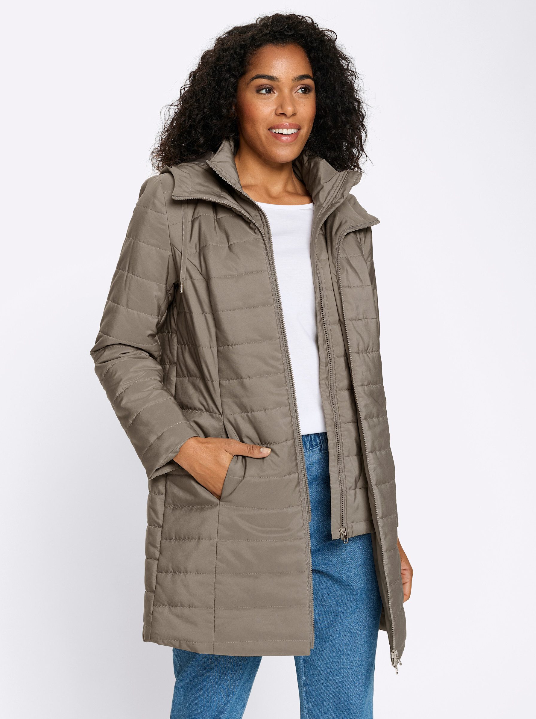 Sieh an! Allwetterjacke Longjacke Langarm günstig online kaufen
