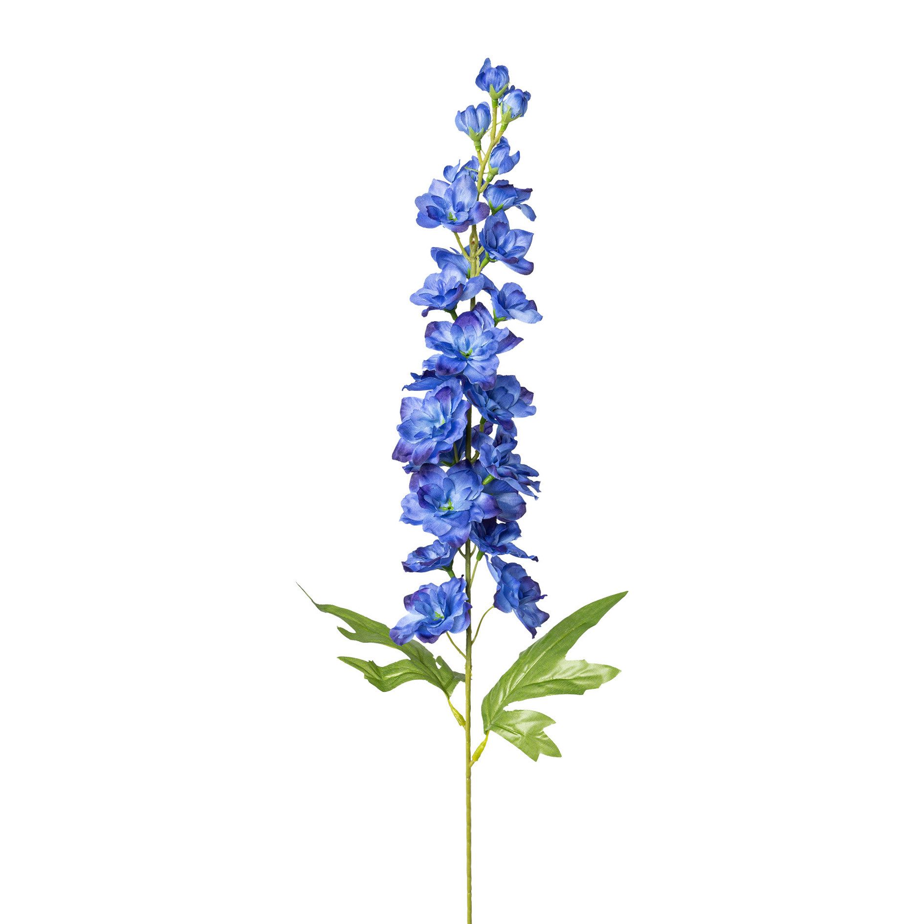 Kunstblume Kunstblume RITTERSPORN 75cm. Künstlicher Delphinium in BLAU, Gasper