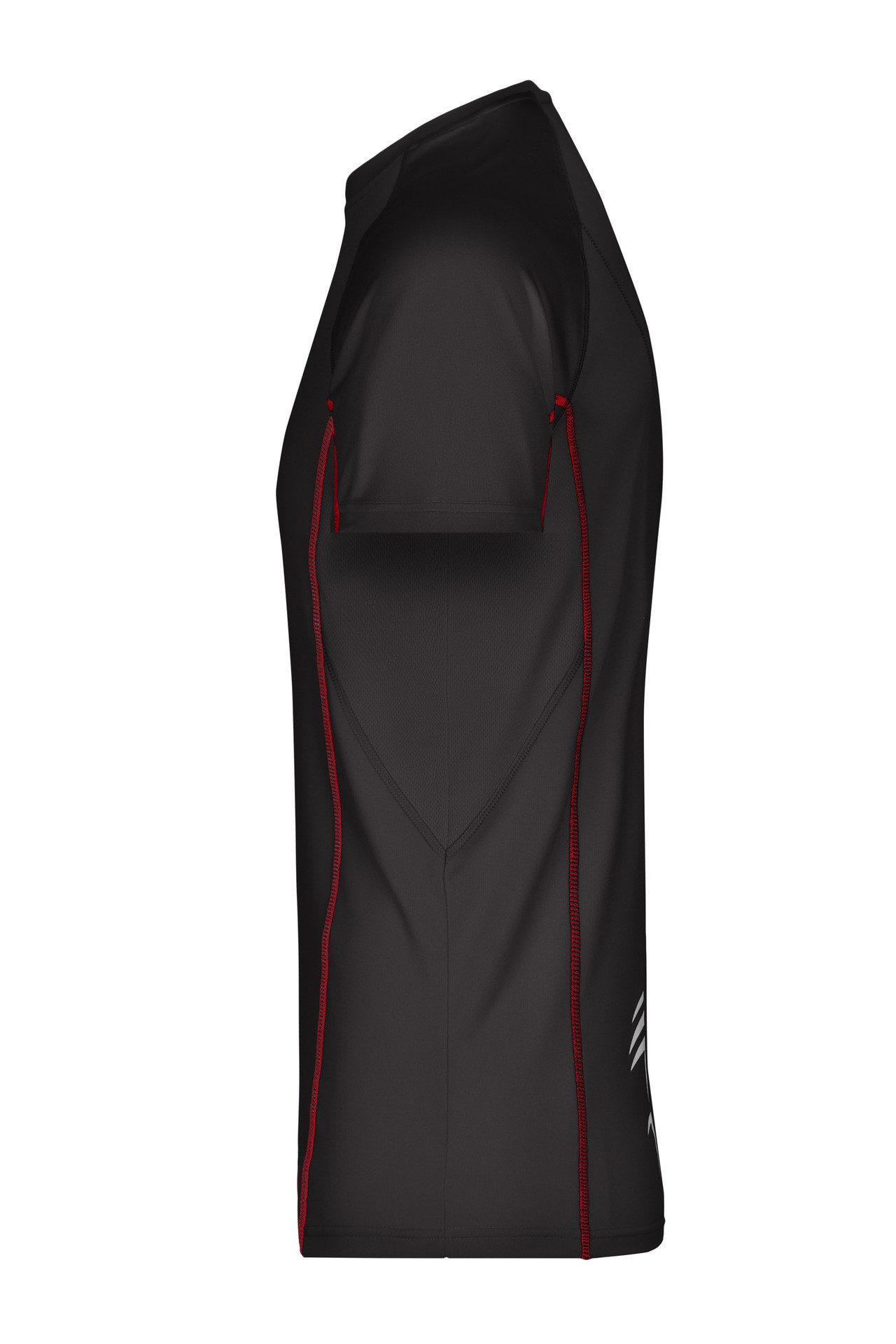 James & Nicholson Laufshirt Doppelpack Herren Sportshirt modische reflektierende Details JN421 (Doppelpack, 2 Stück) Feuchtigkeitsregulierend, atmungsaktiv und schnell trocknend