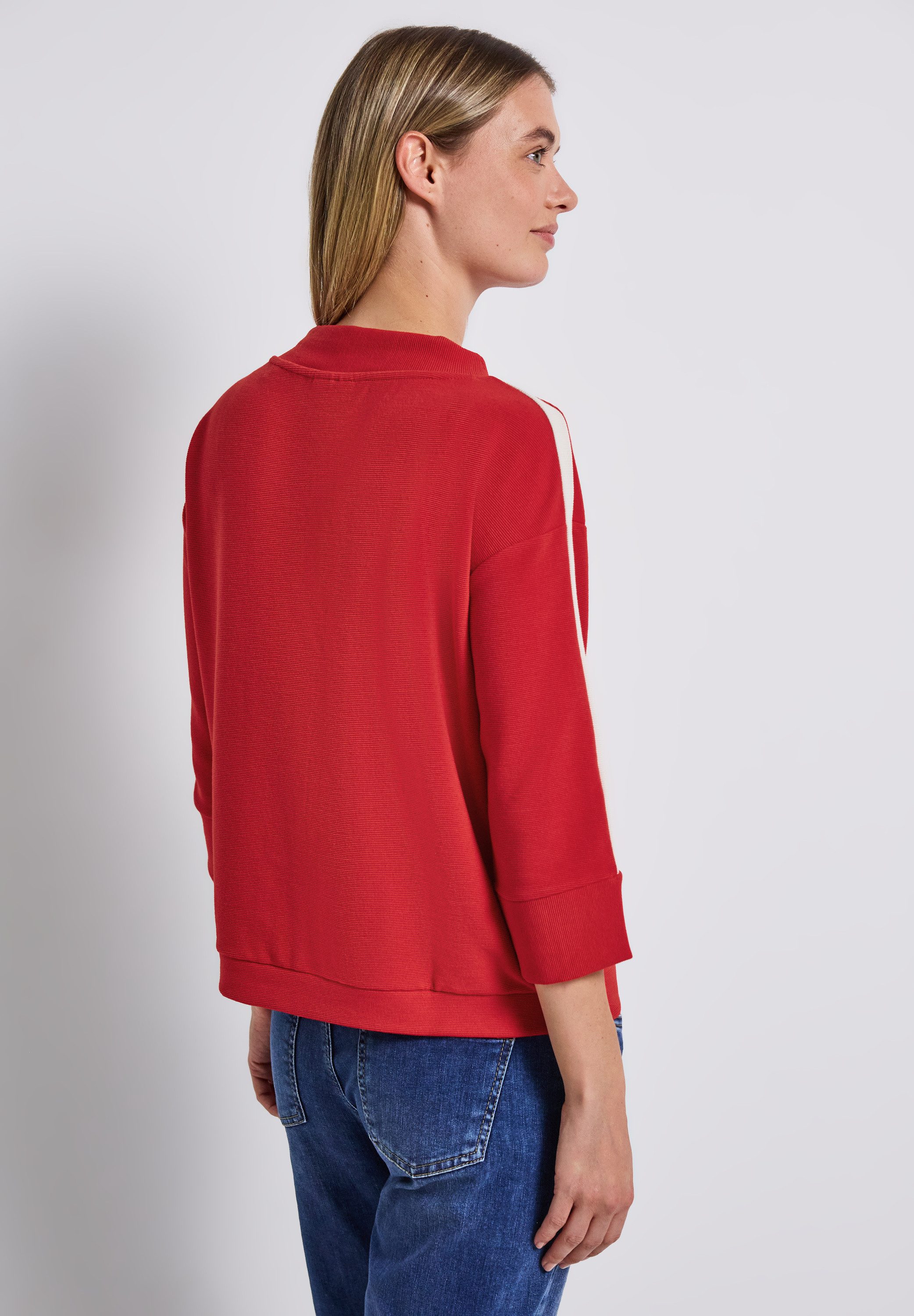STREET ONE Kapuzensweatshirt Ottoman Shirt mit günstig online kaufen