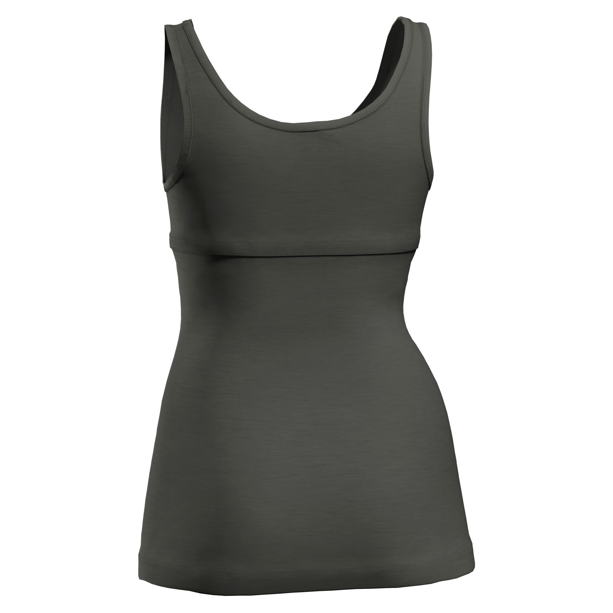 HERMKO Unterhemd 4058080 Merinowolle/Tencel BH-Hemd mit V-Ausschnitt angenehm weich