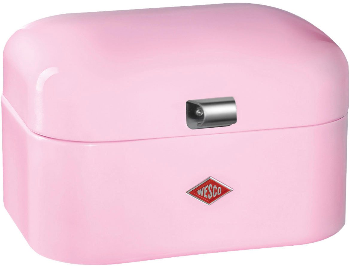 WESCO Brotkasten Single Grandy - Brotdose, Stahlblech, (1-tlg), Lüftungslöcher auf der Rückseite, Metallschaniere