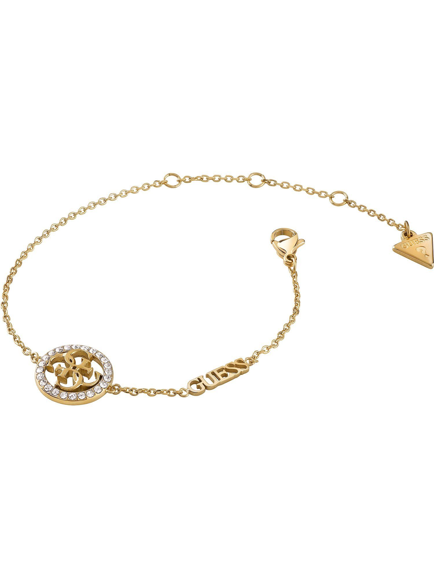 Guess Edelstahlarmband Guess Damen-Armband Edelstahl Zirkonia, Trendig