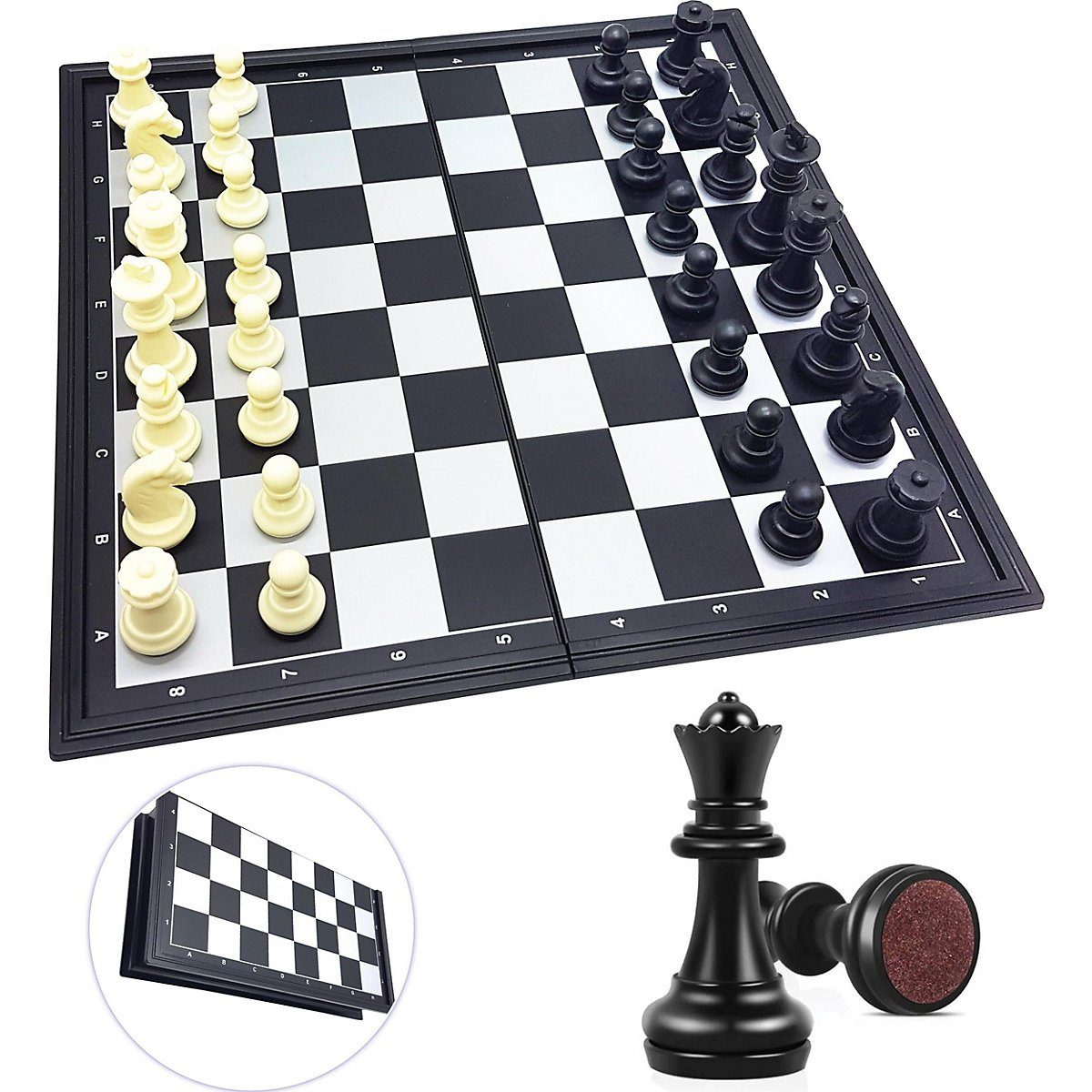 Lexibook® Spiel, »Magnetisches Schachspiel 32cm - faltbar«
