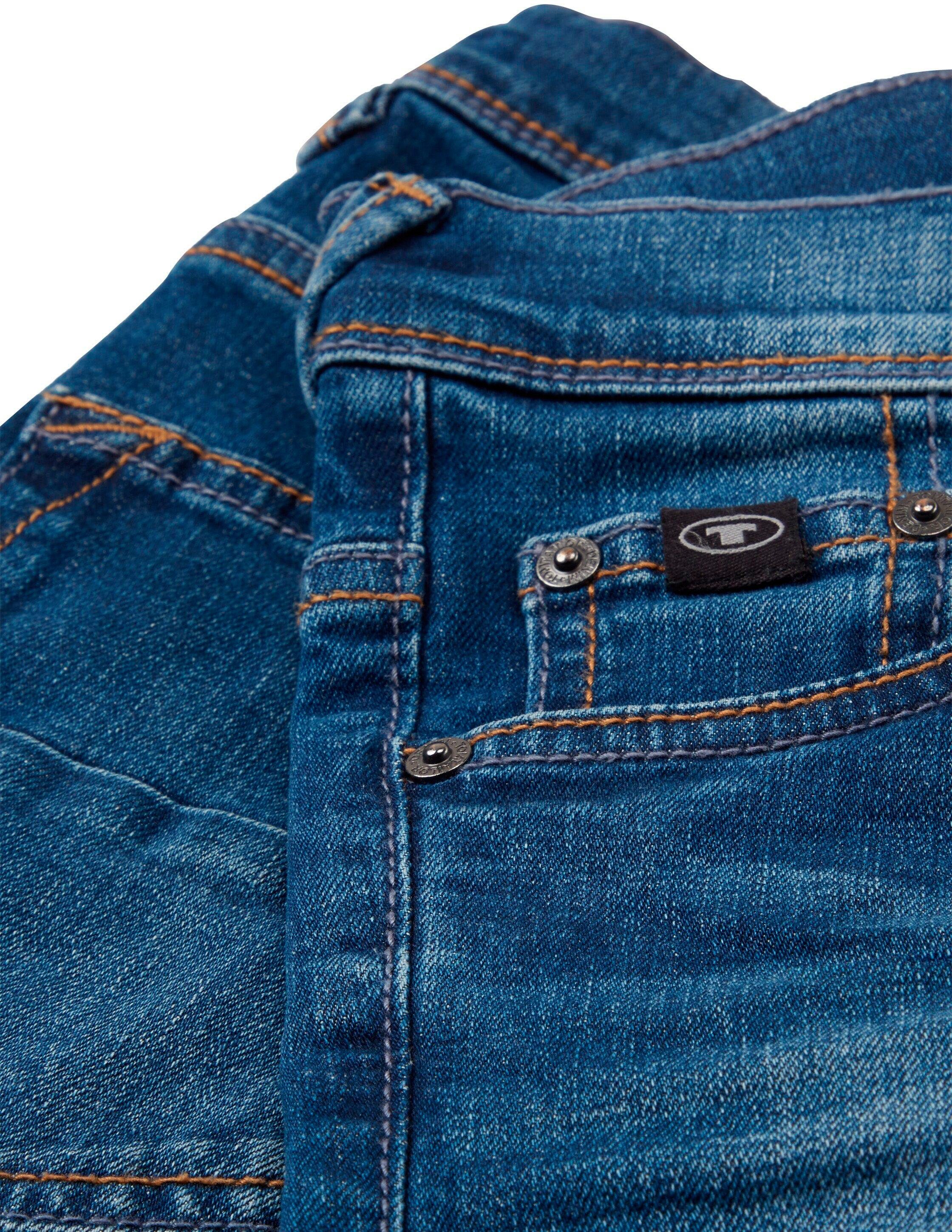Slim-fit-Jeans und mit Knopf- Reißverschluss TOM TAILOR