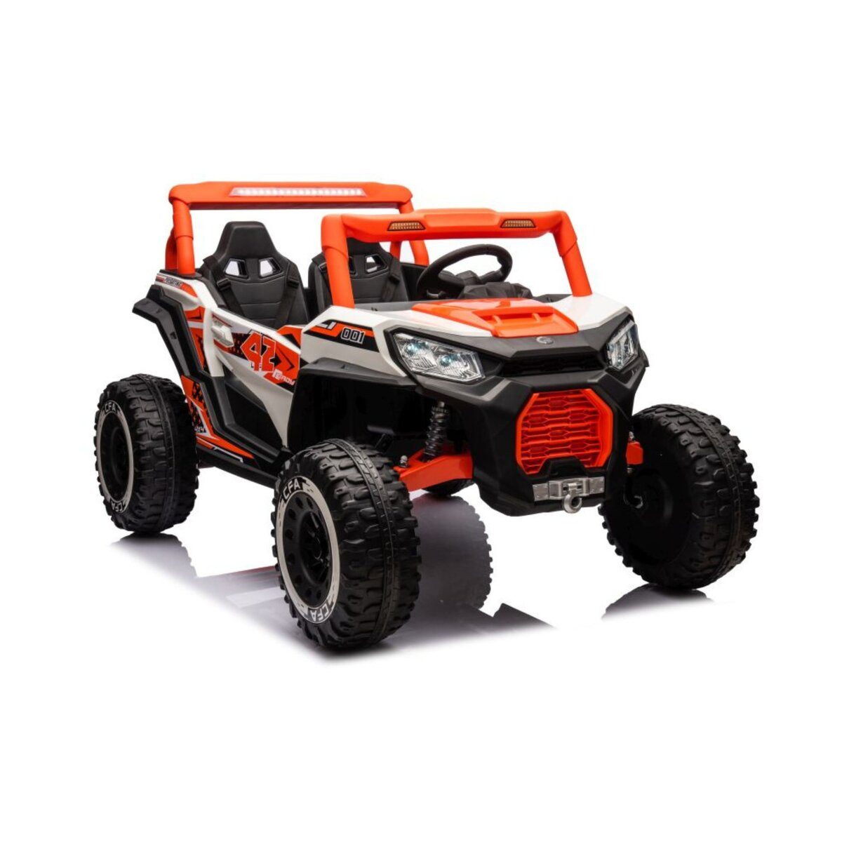 Wisam Elektro-Kinderauto Batteriebetriebener Buggy NEL-913 Orange 4x4 24V