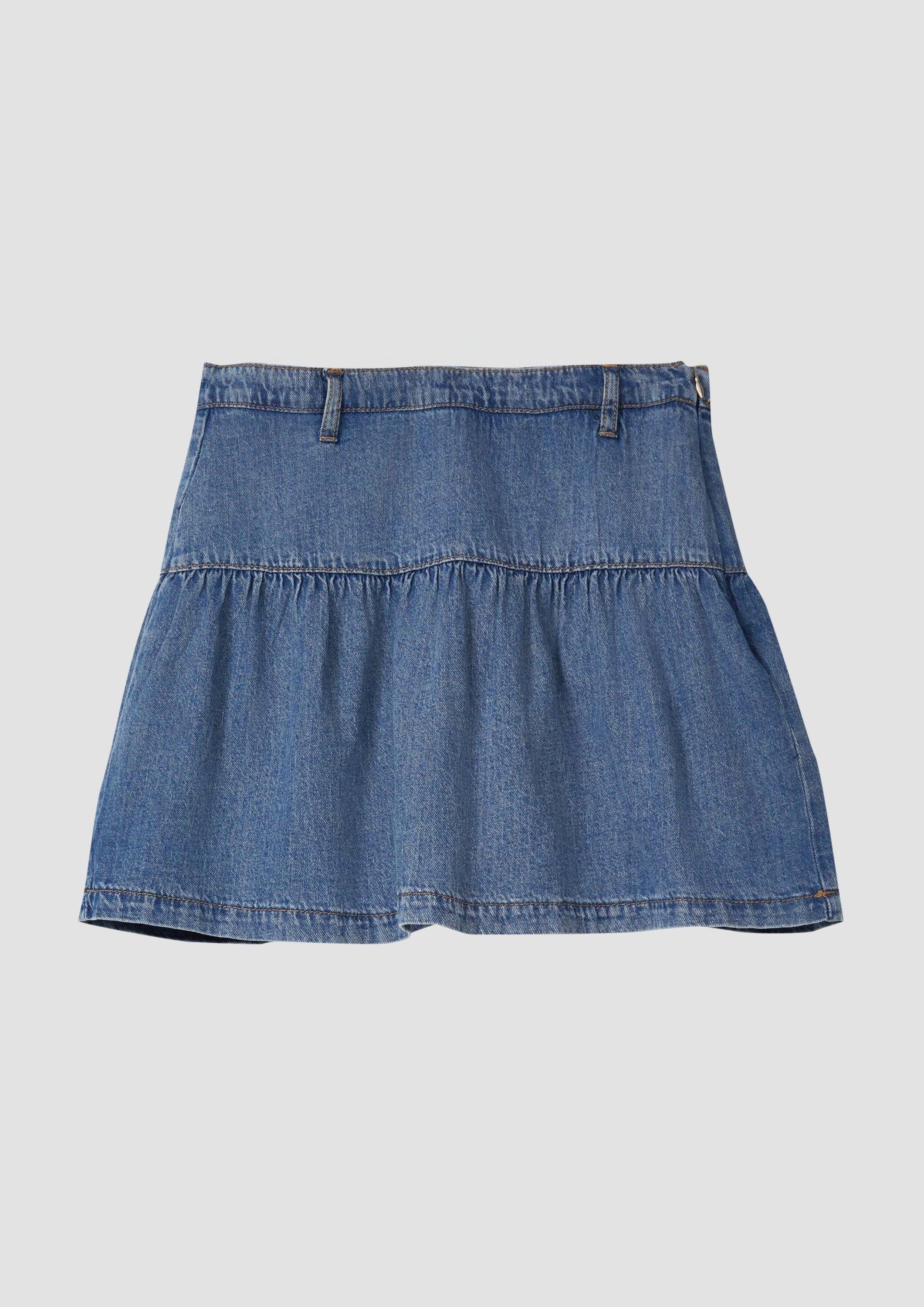 s.Oliver Minirock Rock Denim-Rock mit integrierter Hose