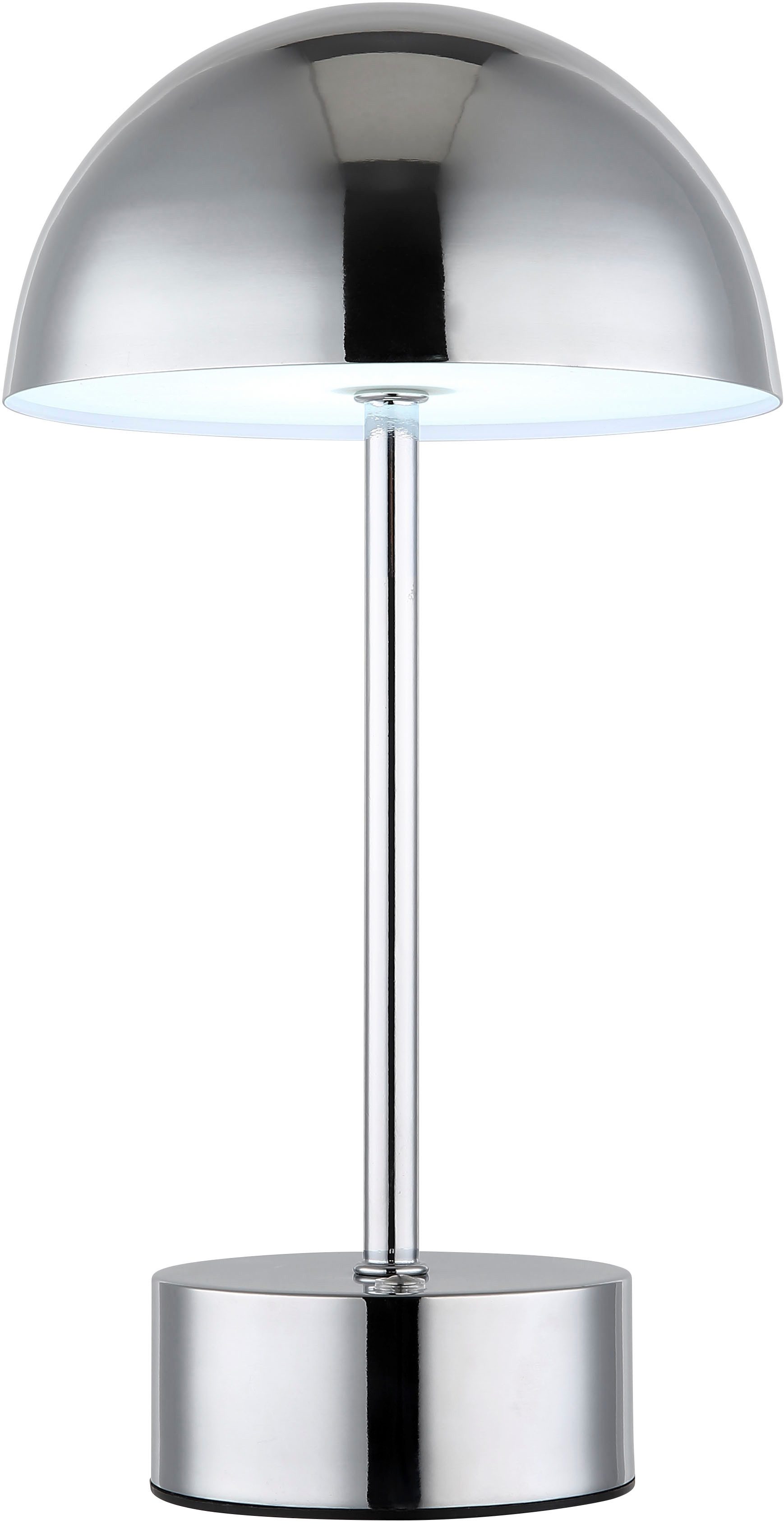 OTTO home LED Tischleuchte Briia - Akku Tischleuchte mit CCT, LED fest integriert, warmweiß - kaltweiß, Touchdimmer, CCT, USB, Akkulampe, dimmbar, warmweiß - ka – Bild 5 von 5
