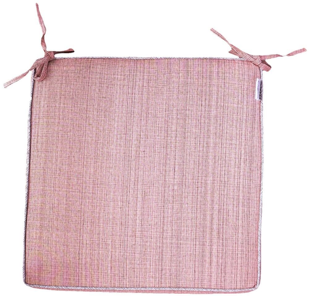 Kissenbezüge Stuhlkissen für Garten – 42x42x4,5 cm, matches21 HOME & HOBBY (1 Stück) rosa
