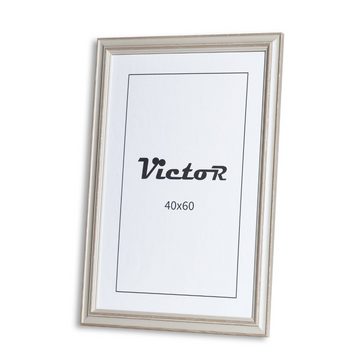 Victor (Zenith) Bilderrahmen Bilderrahmen \"Turner\" - Farbe: Beige - Größe: 40 x 60 cm, Bilderrahmen Beige 40x60 cm (A2), Bilderrahmen Vintage, Landhaus